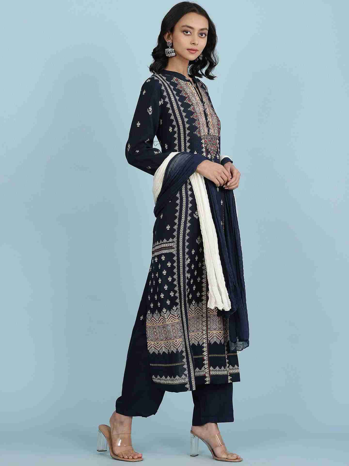 Blue Gitali Suit Set
