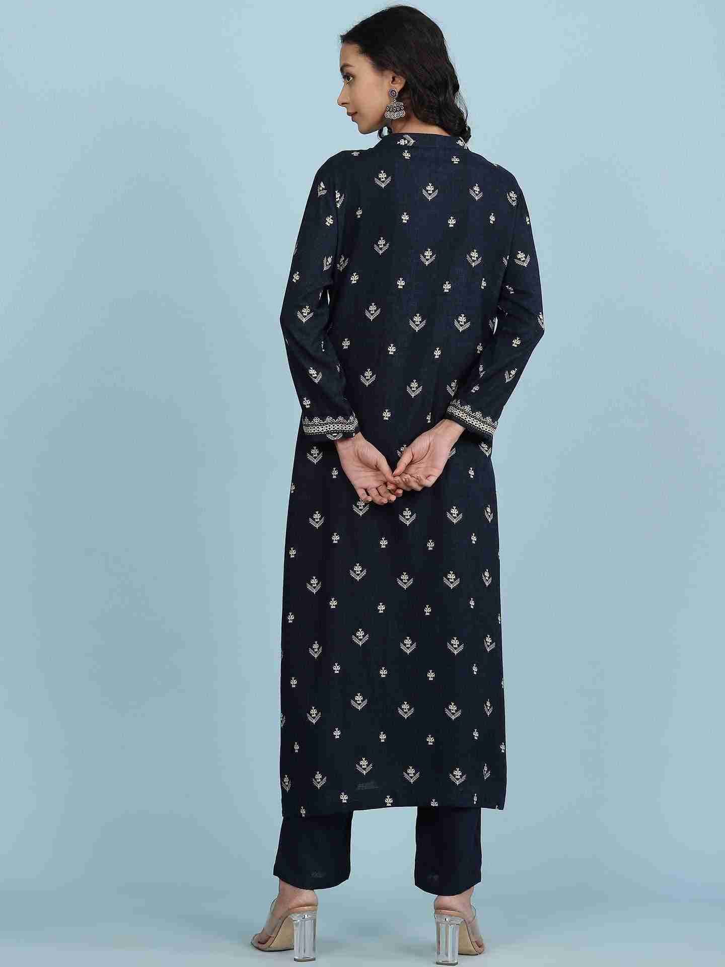 Blue Gitali Suit Set