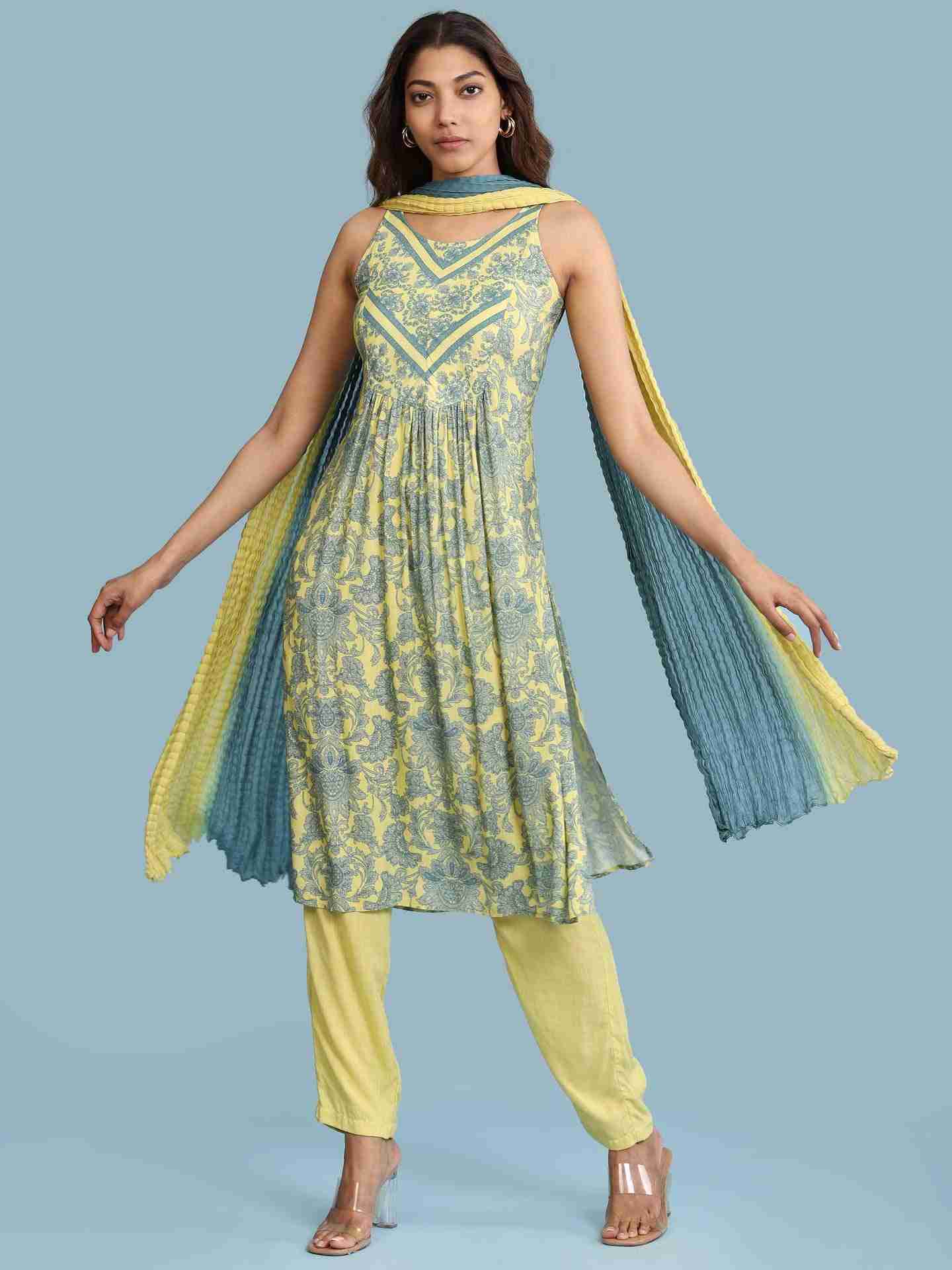 Yellow Maya Suit Set