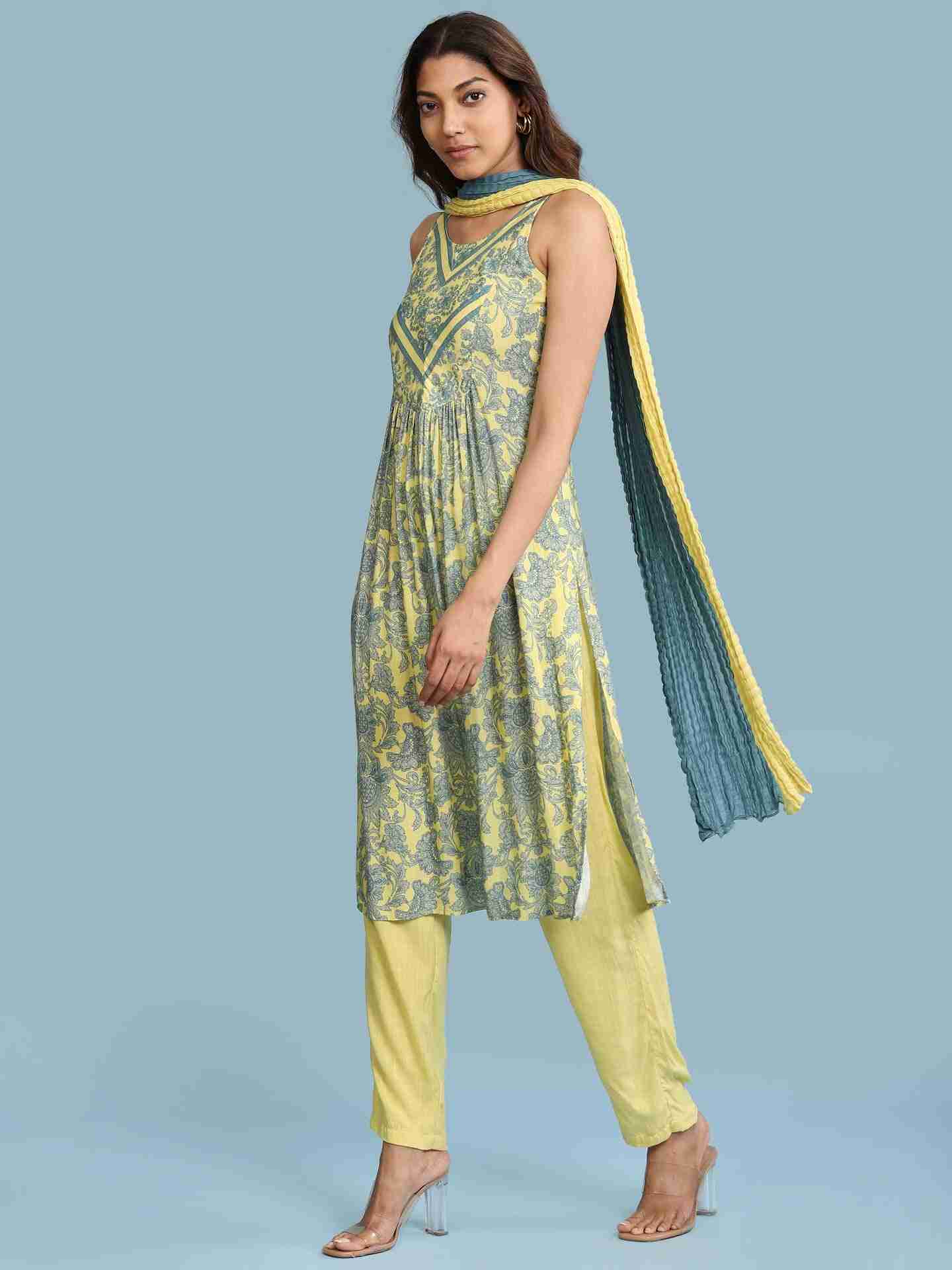 Yellow Maya Suit Set