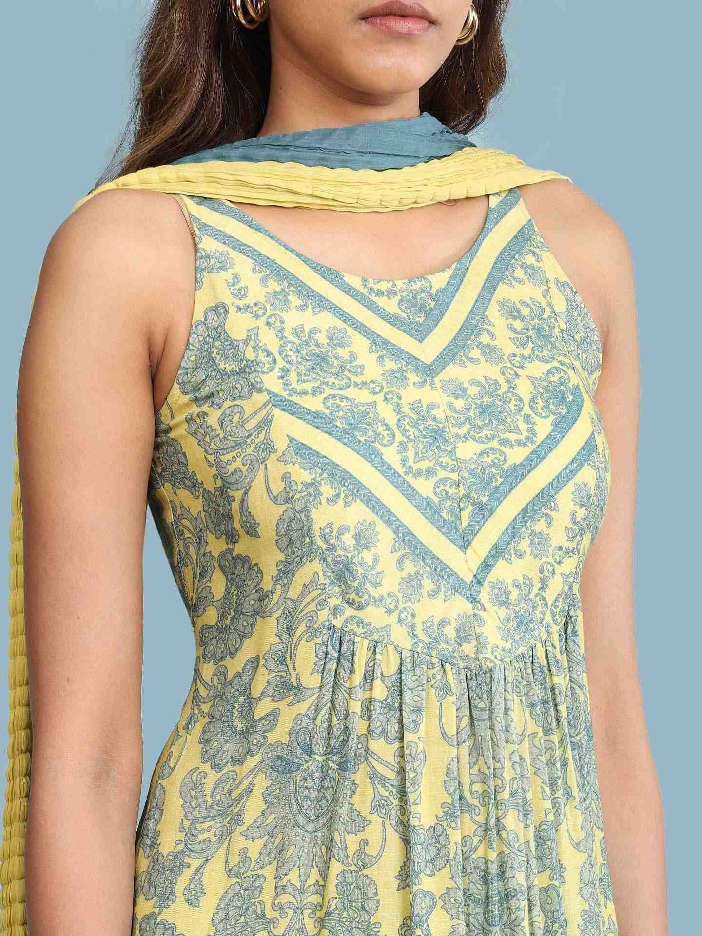 Yellow Maya Suit Set