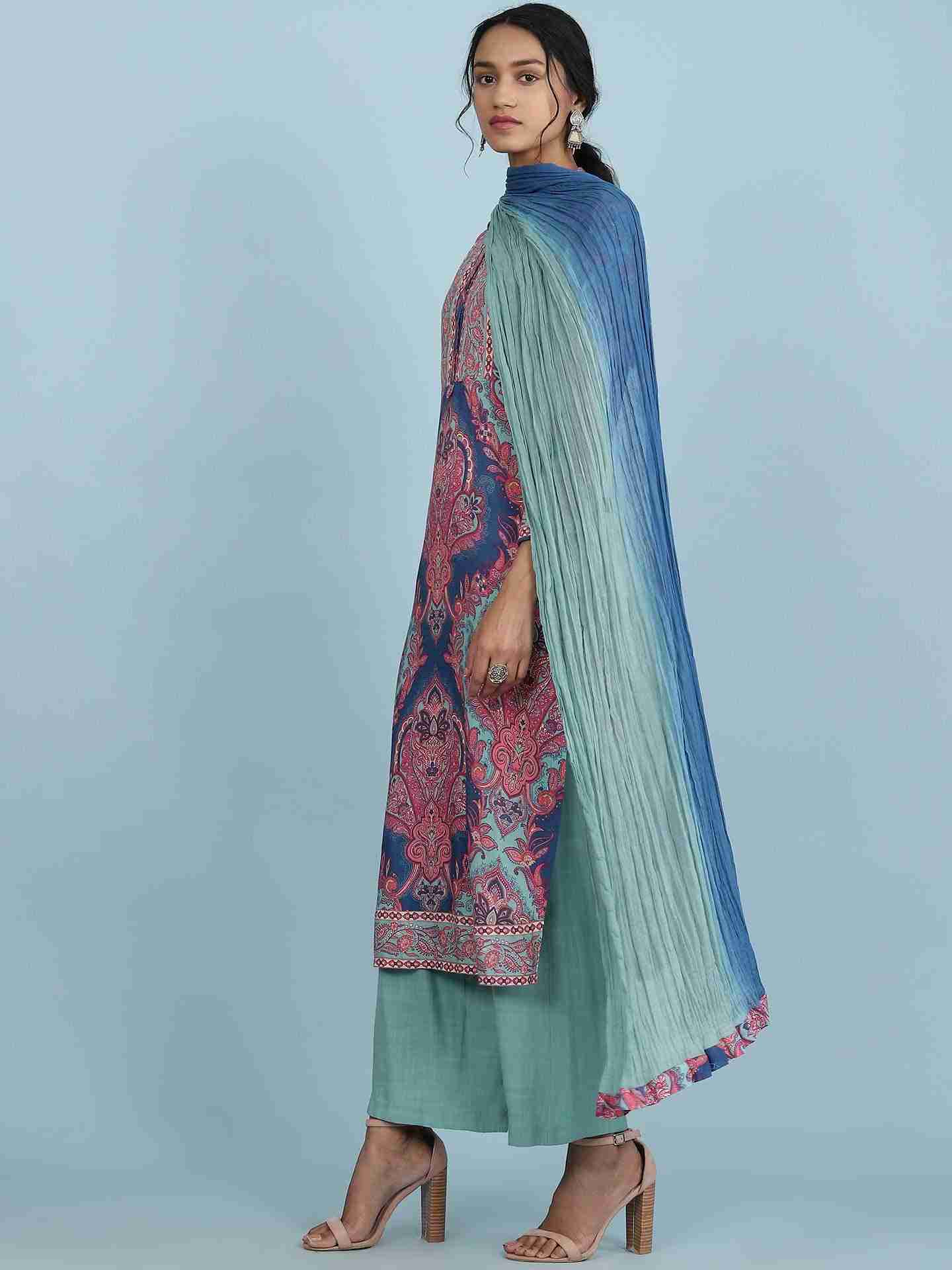 Blue Persian Suit Set