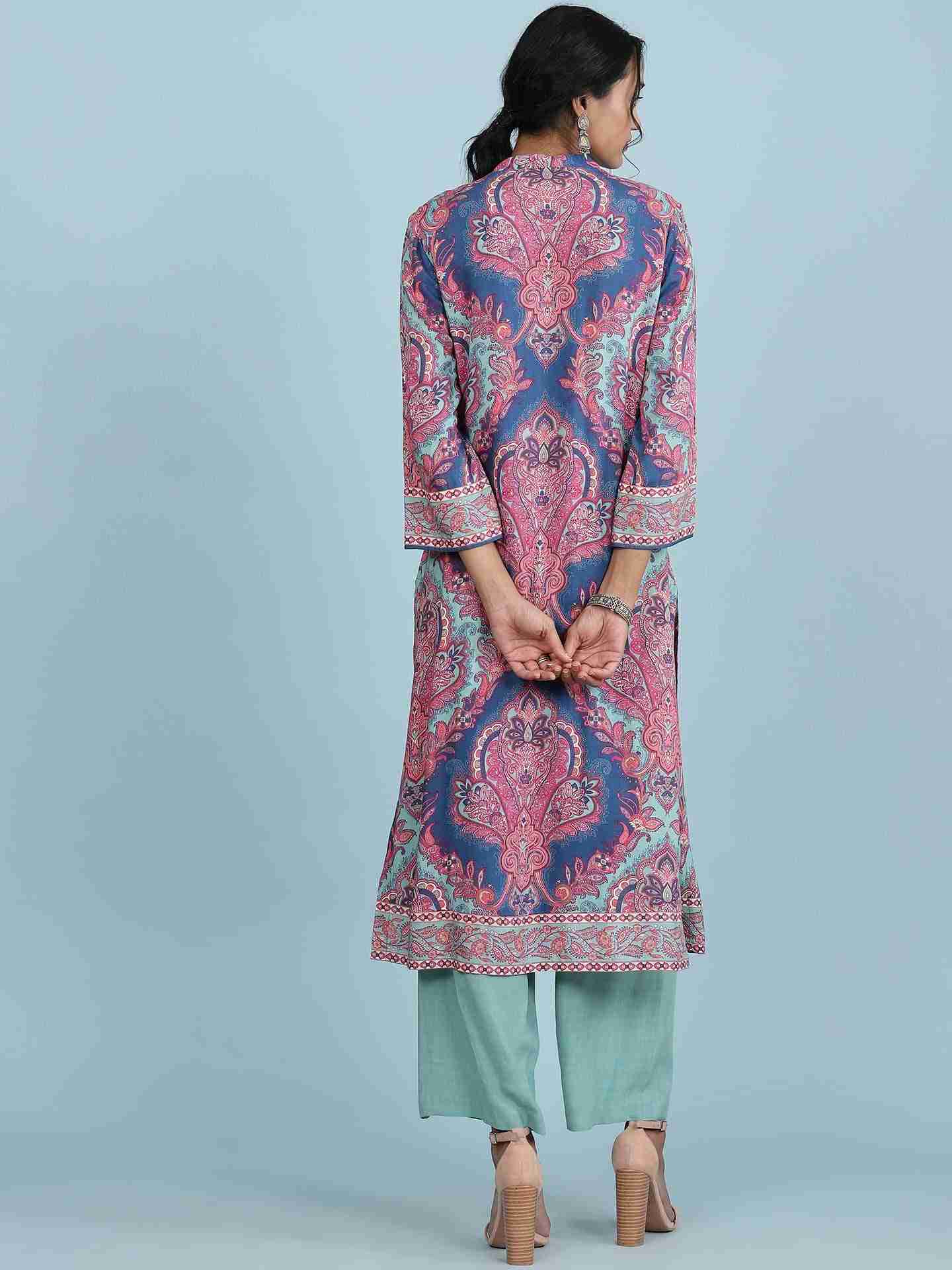 Blue Persian Suit Set