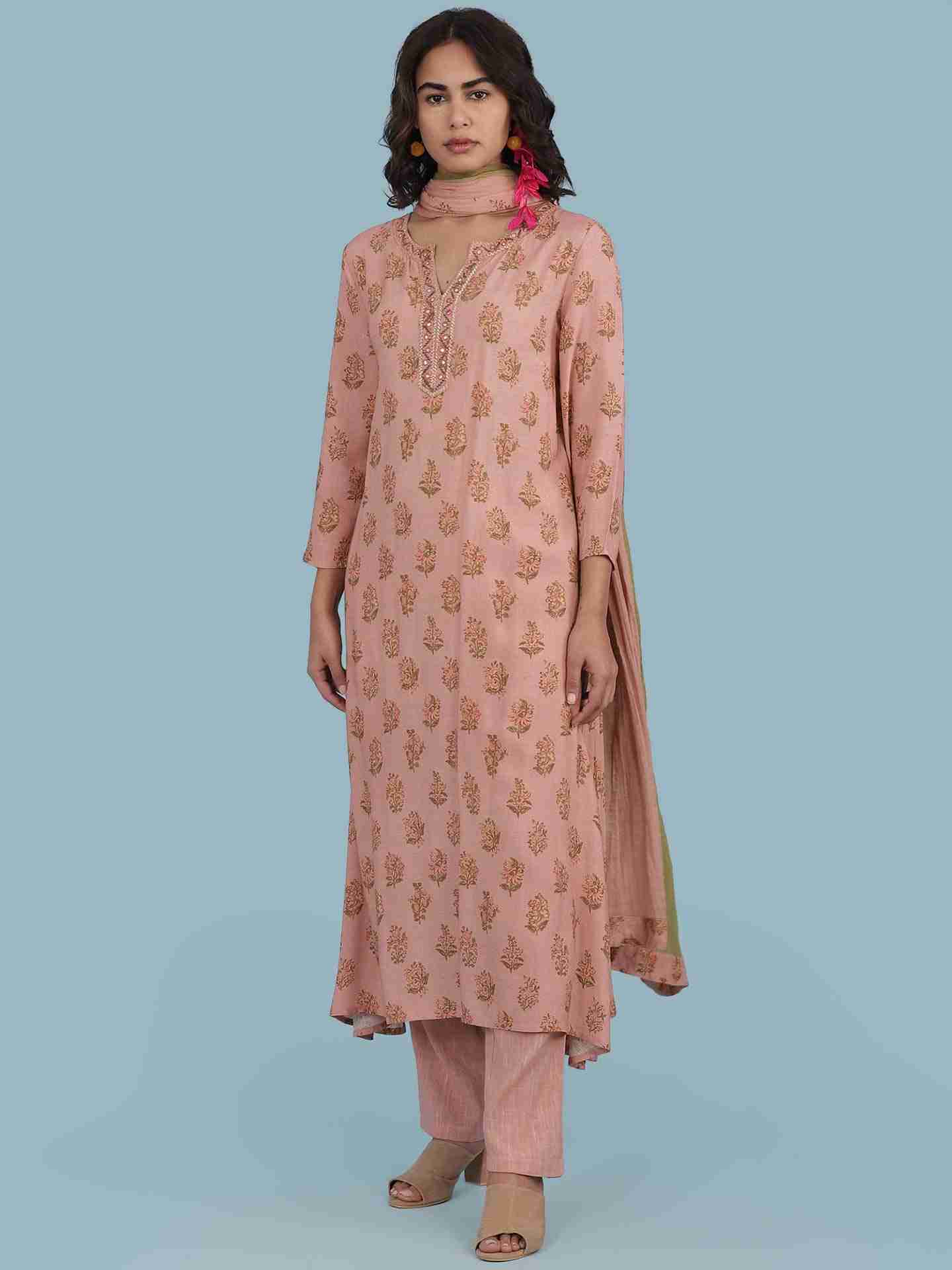 Pink Basle Suit Set