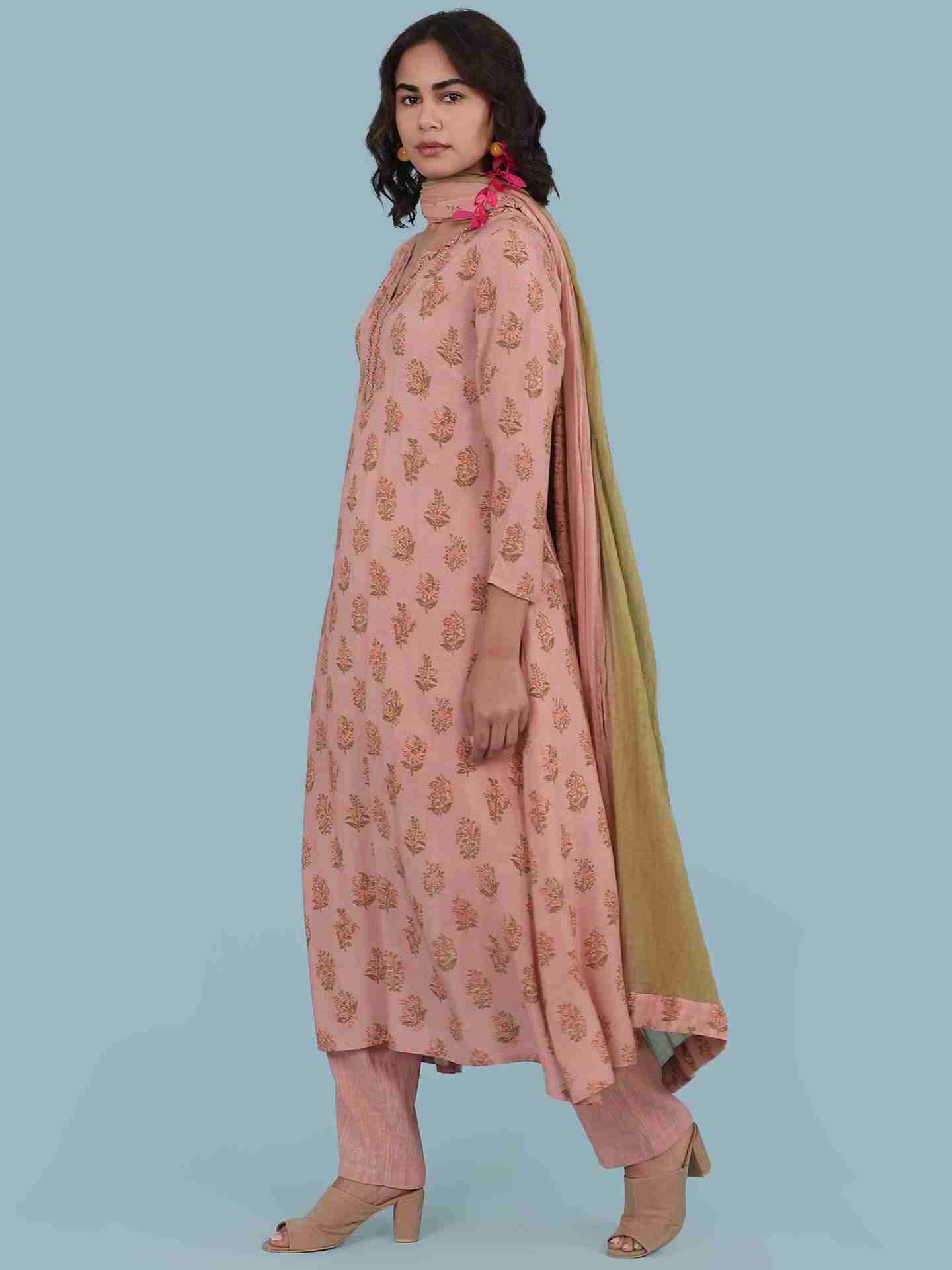 Pink Basle Suit Set