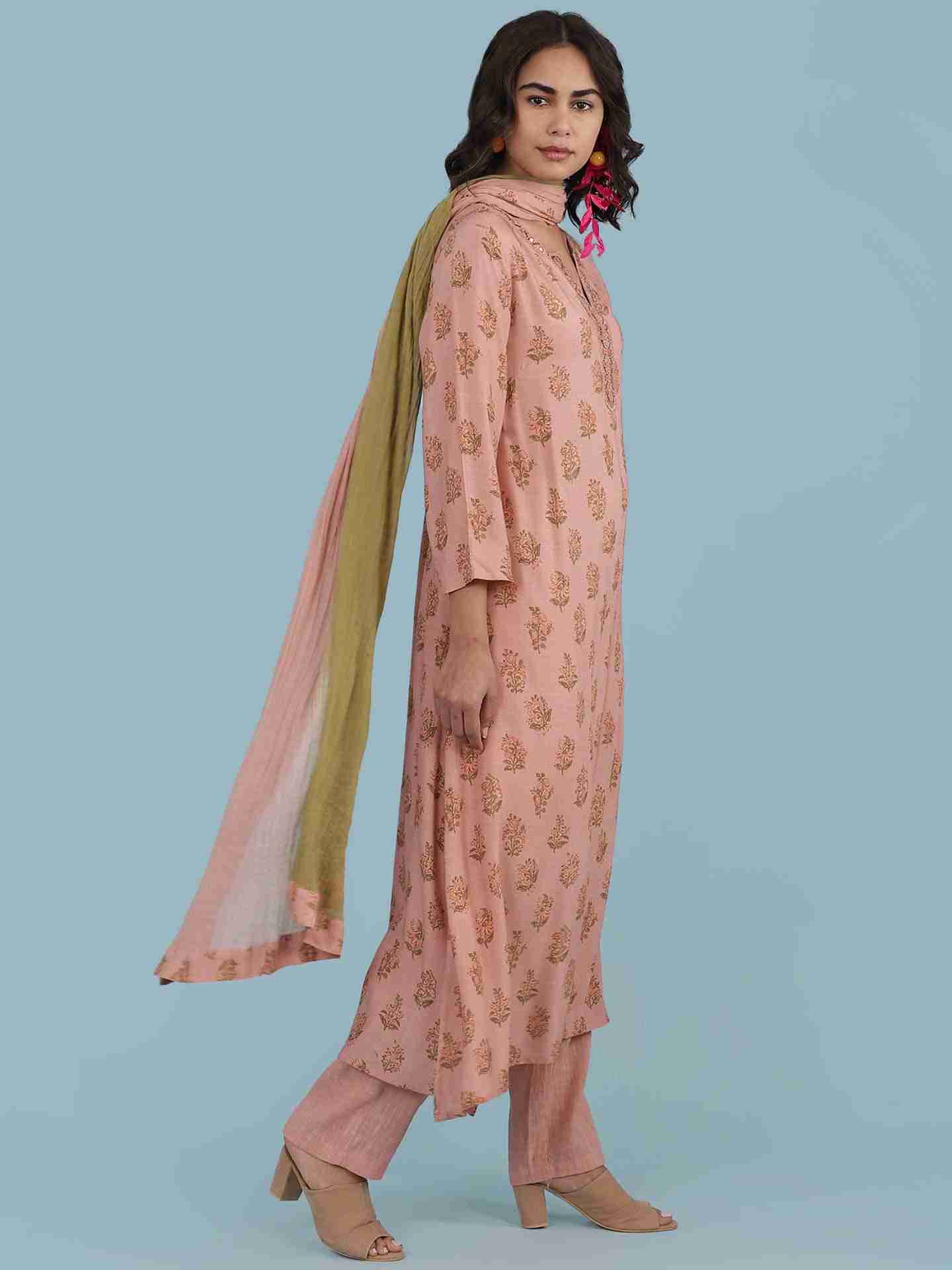 Pink Basle Suit Set