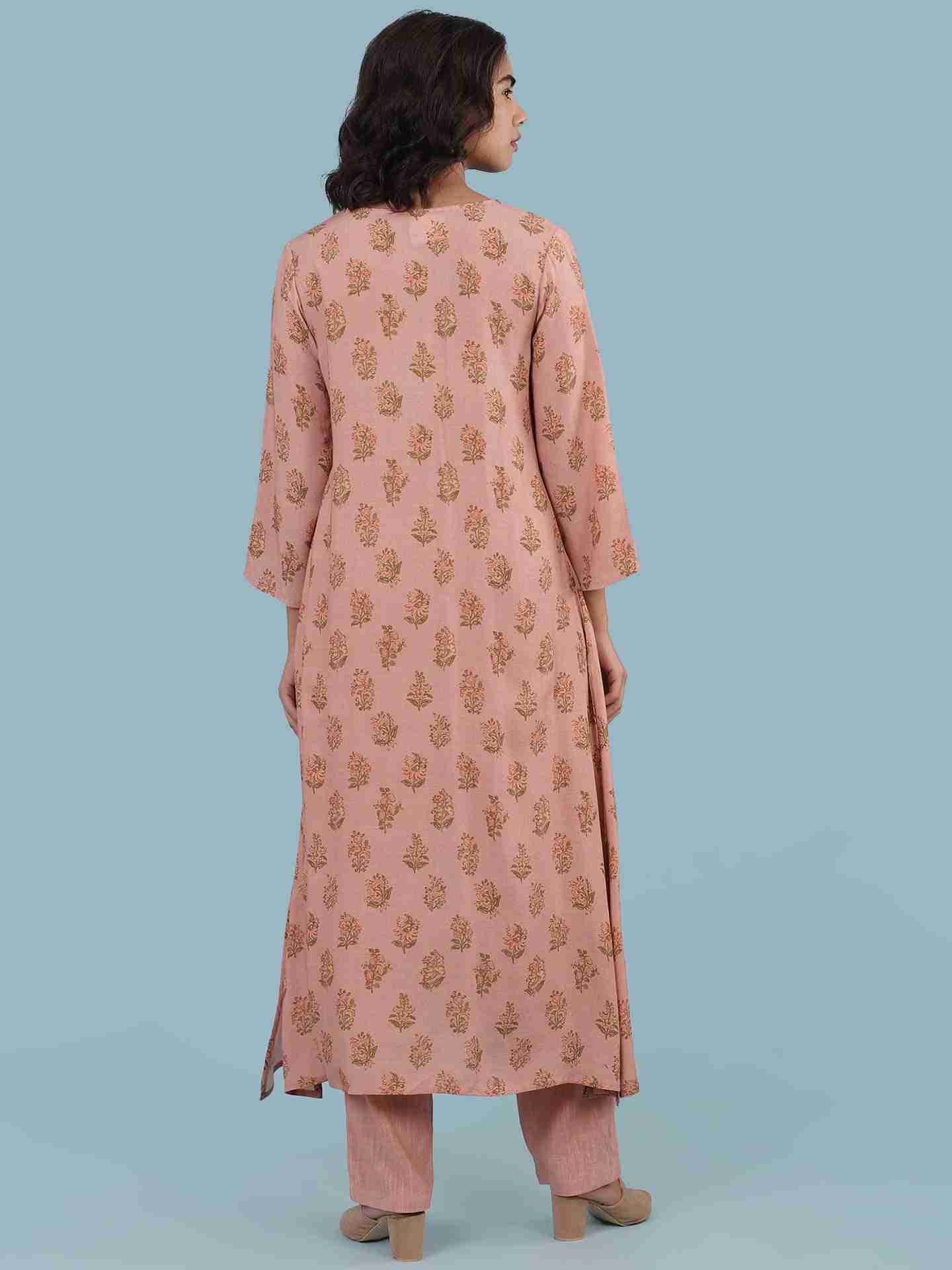 Pink Basle Suit Set