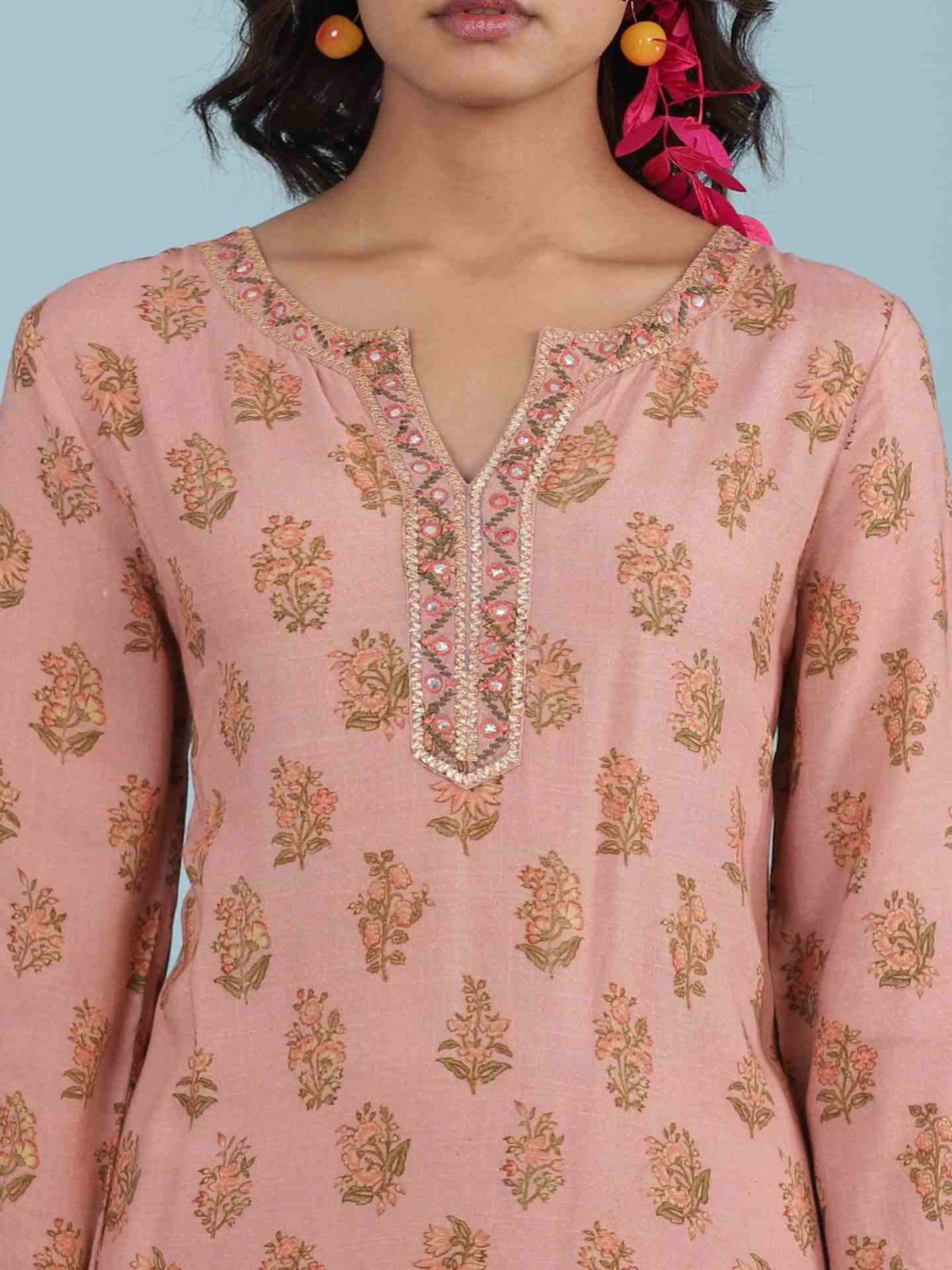 Pink Basle Suit Set