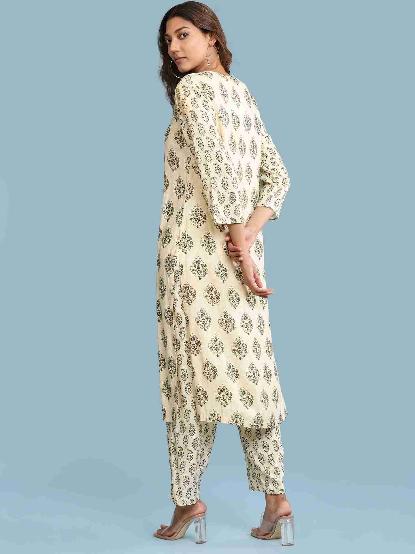 Ecru Nandil Suit Set