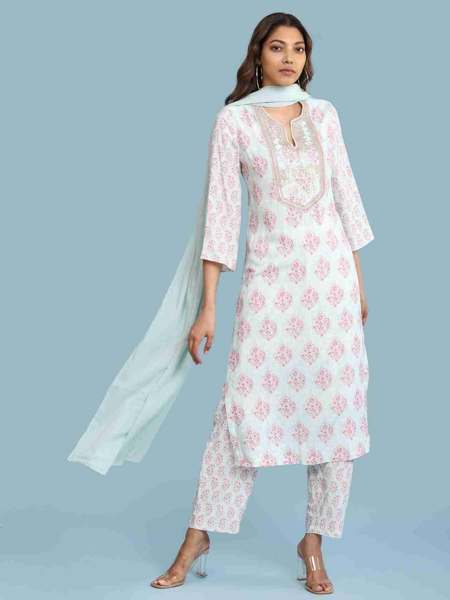Sea Green Nandil Suit Set