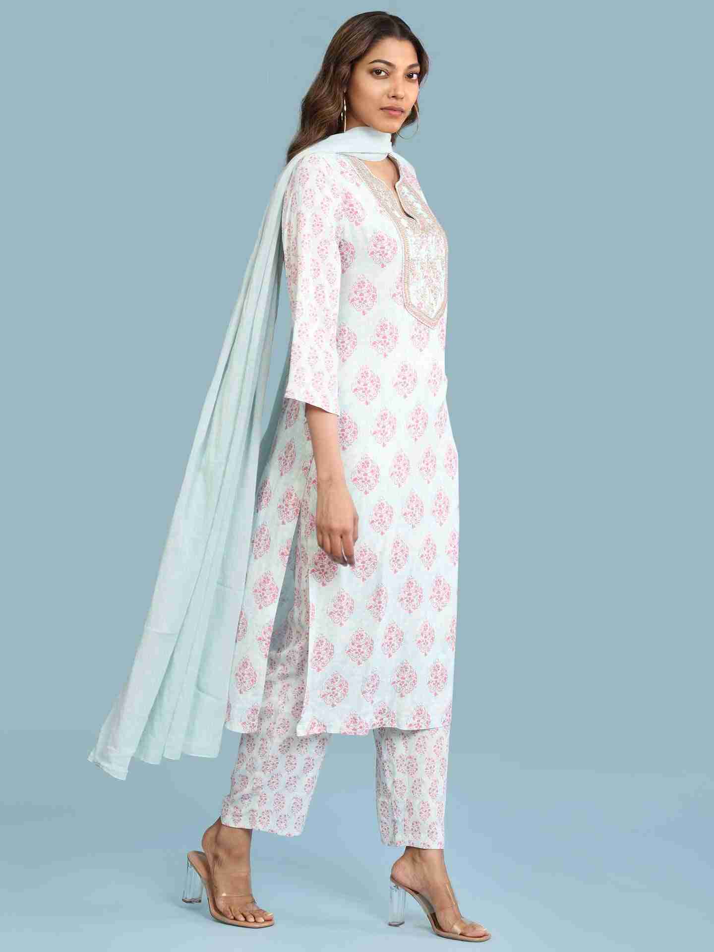 Sea Green Nandil Suit Set