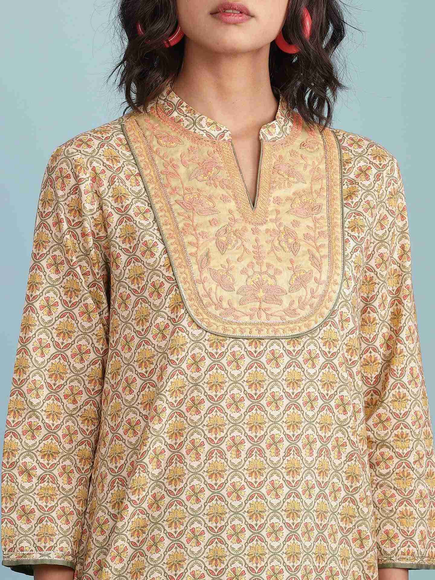 Green Veerya Suit Set