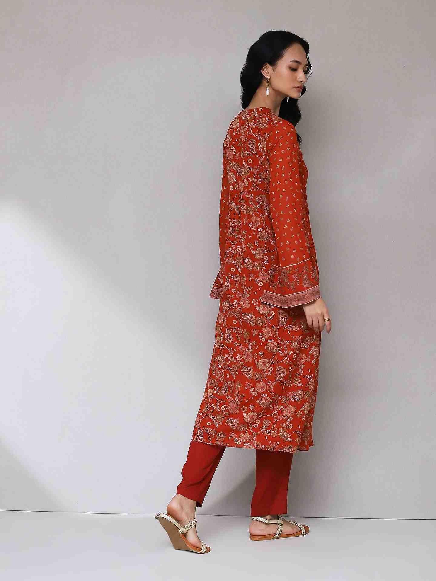 Rust Rose Mehr Suit Set