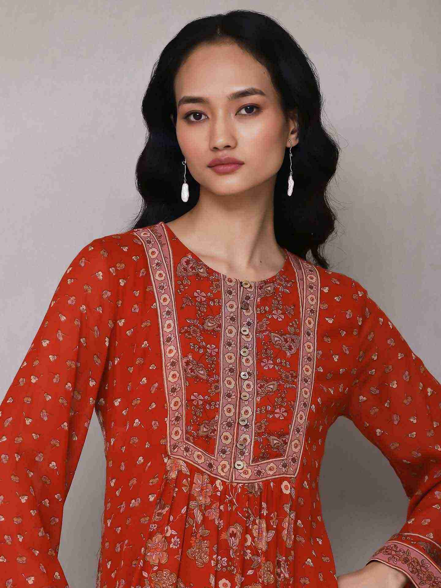 Rust Rose Mehr Suit Set