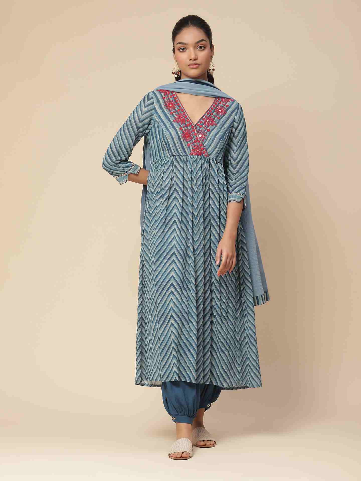 Blue Ramani Suit Set