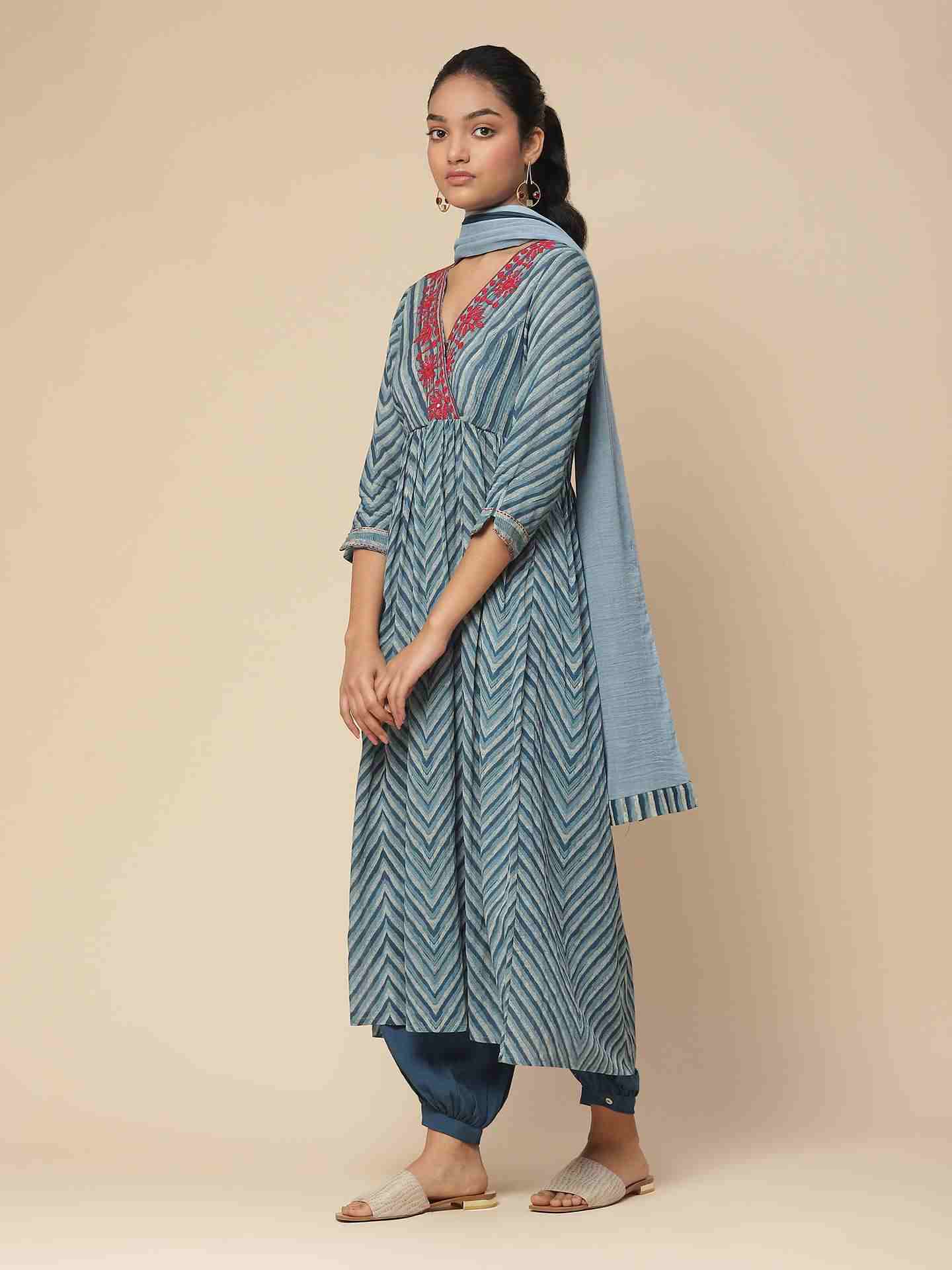Blue Ramani Suit Set