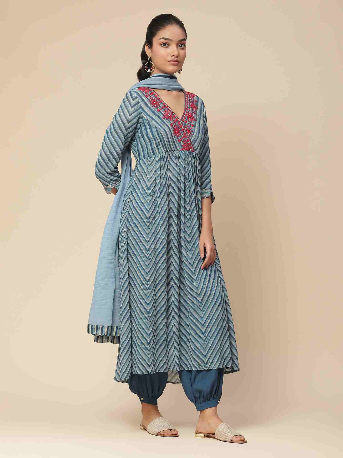 Blue Ramani Suit Set