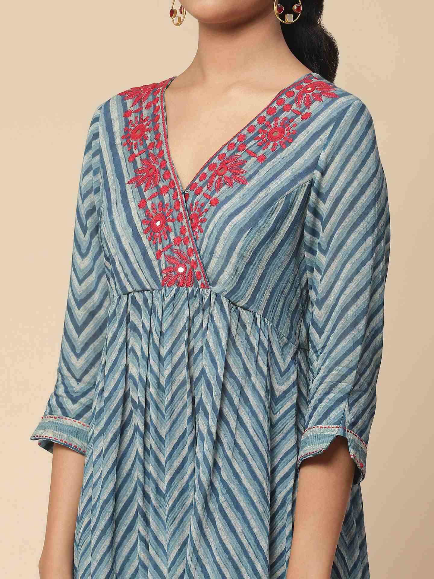 Blue Ramani Suit Set