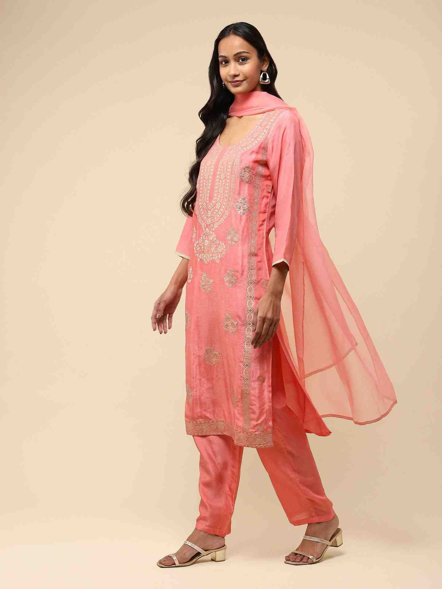 Pink Rushaan Suit Set