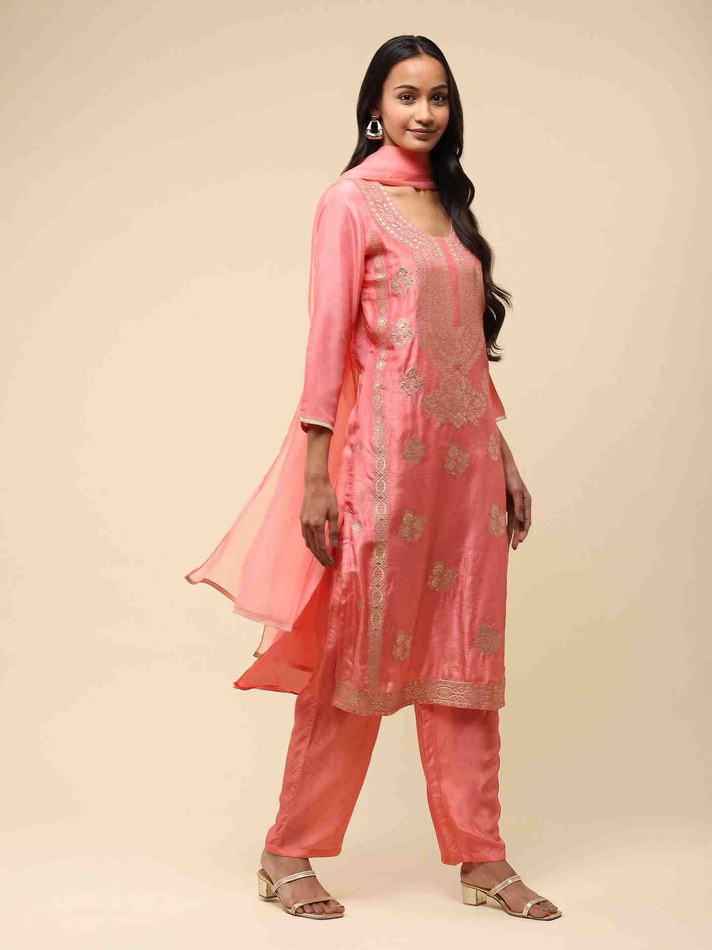 Pink Rushaan Suit Set