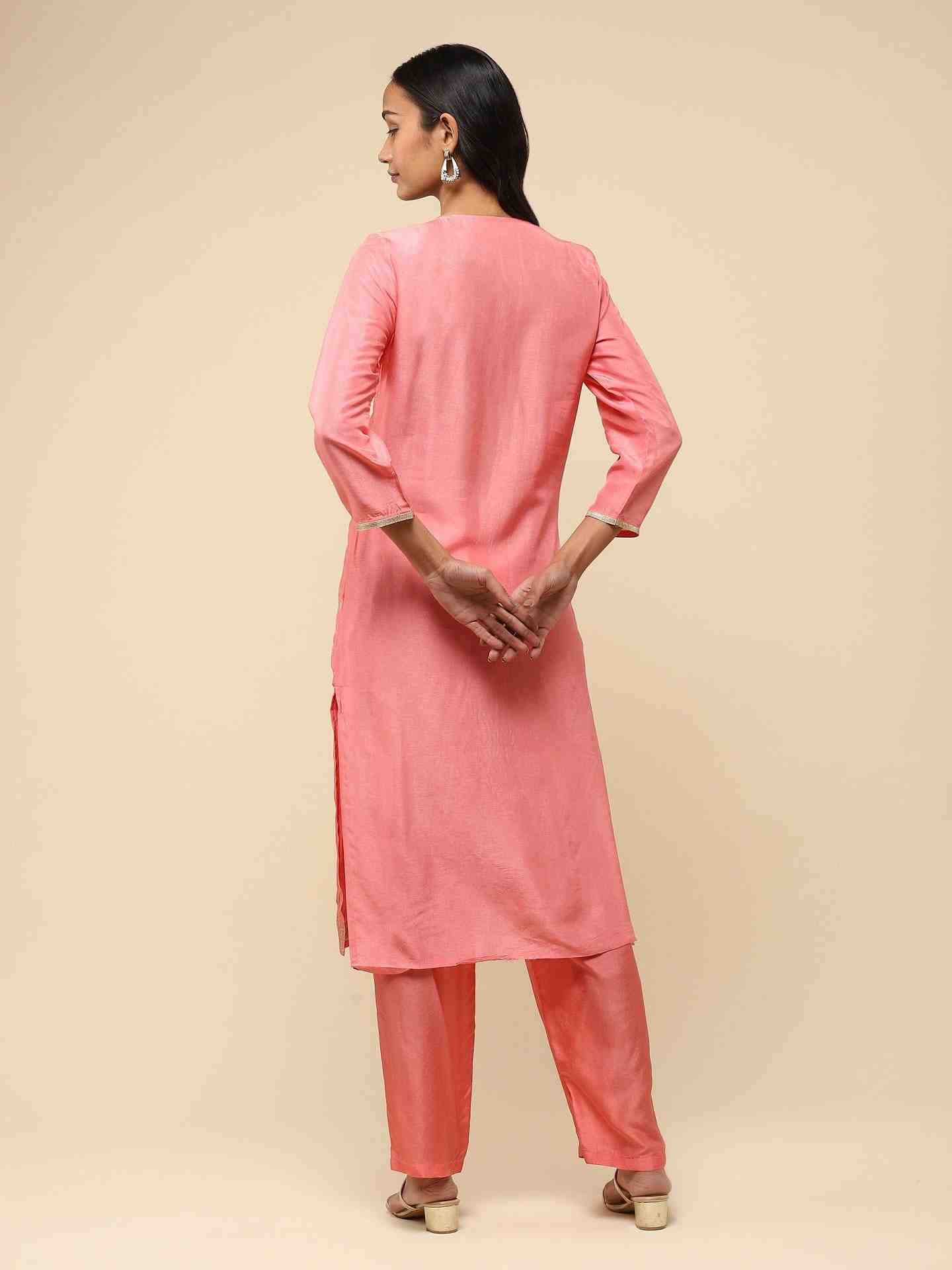 Pink Rushaan Suit Set