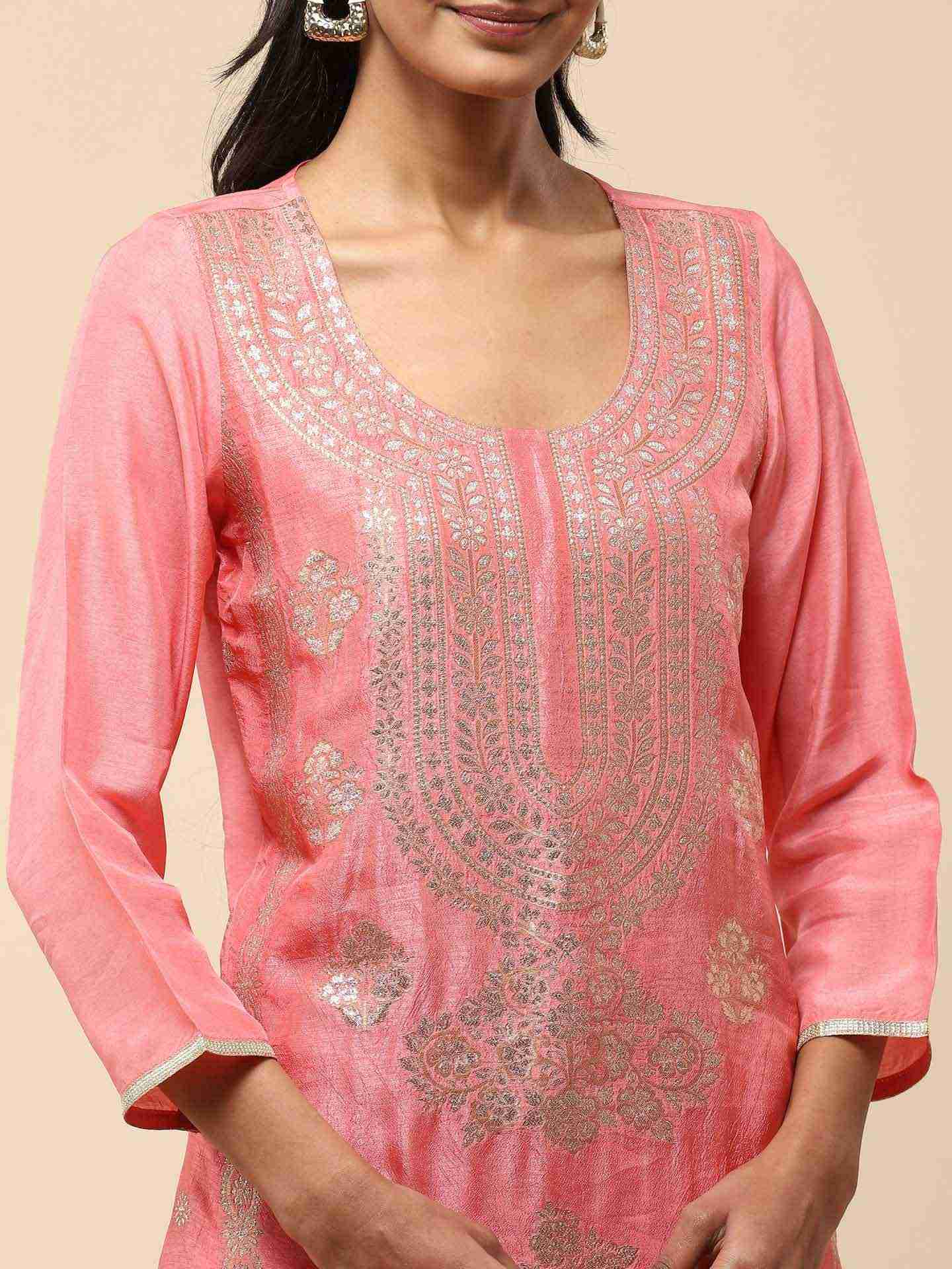 Pink Rushaan Suit Set