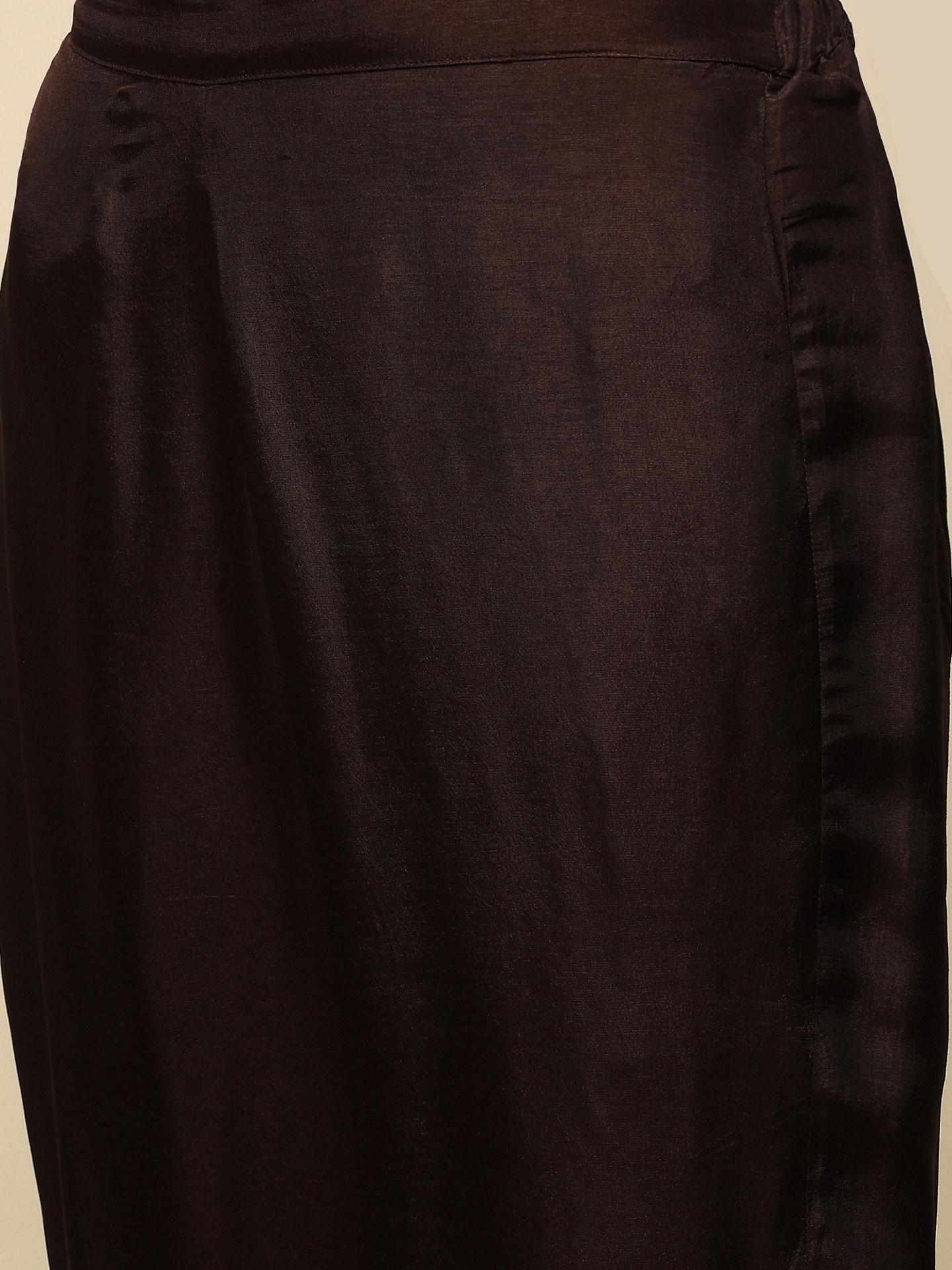 Brown Rushaan Suit Set