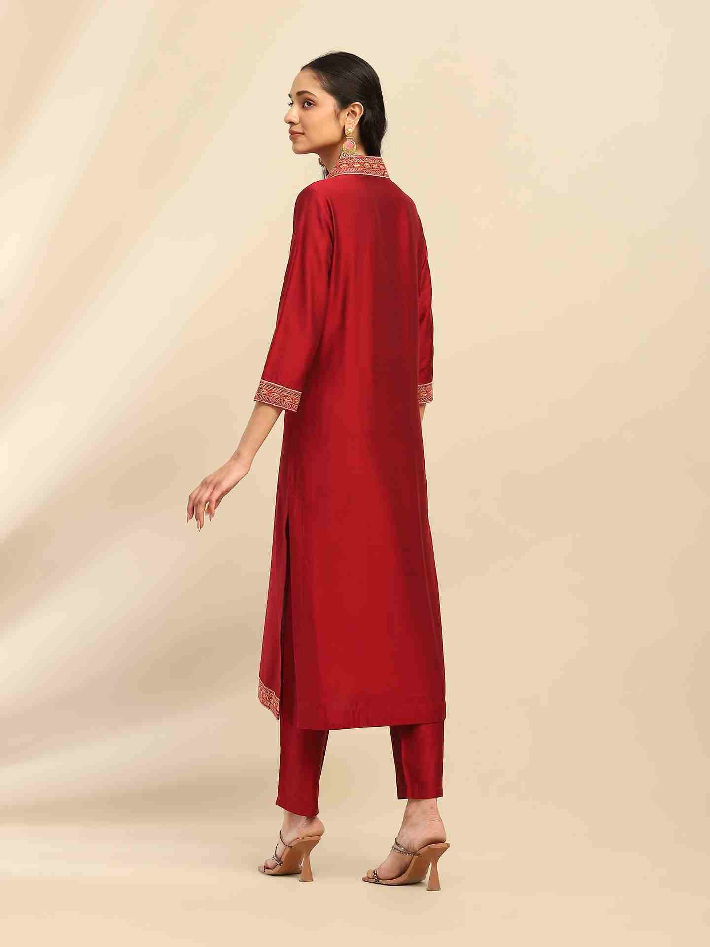Red Scarlette Suit Set