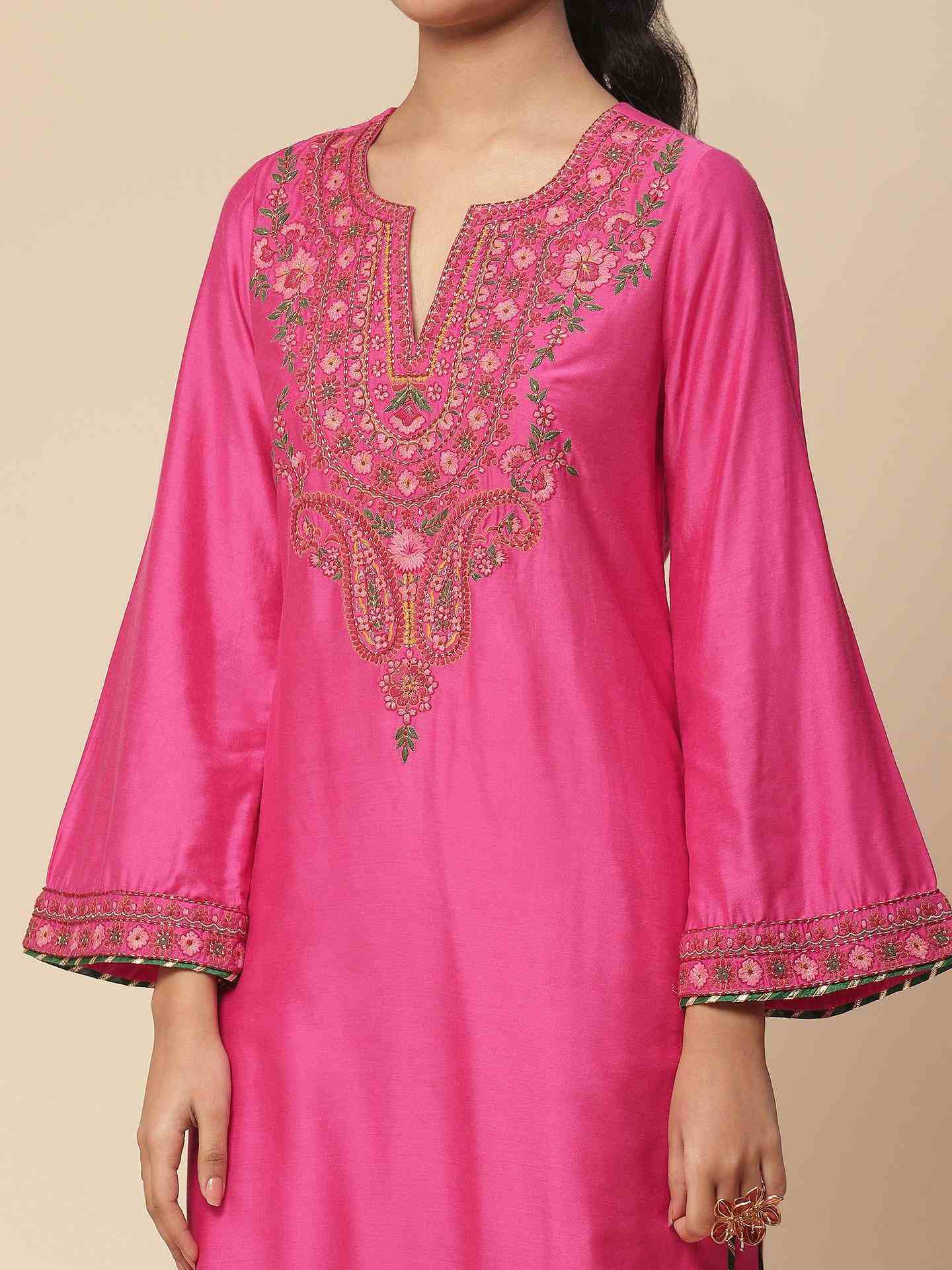 Pink Jess Sharara Suit