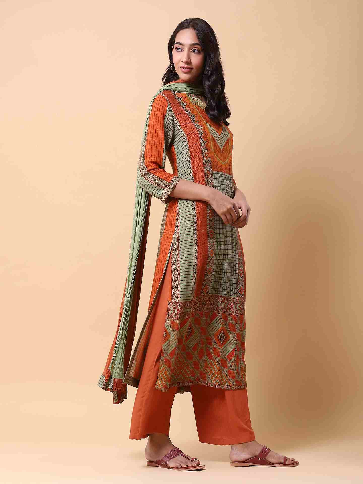 Green Mascara Suit Set