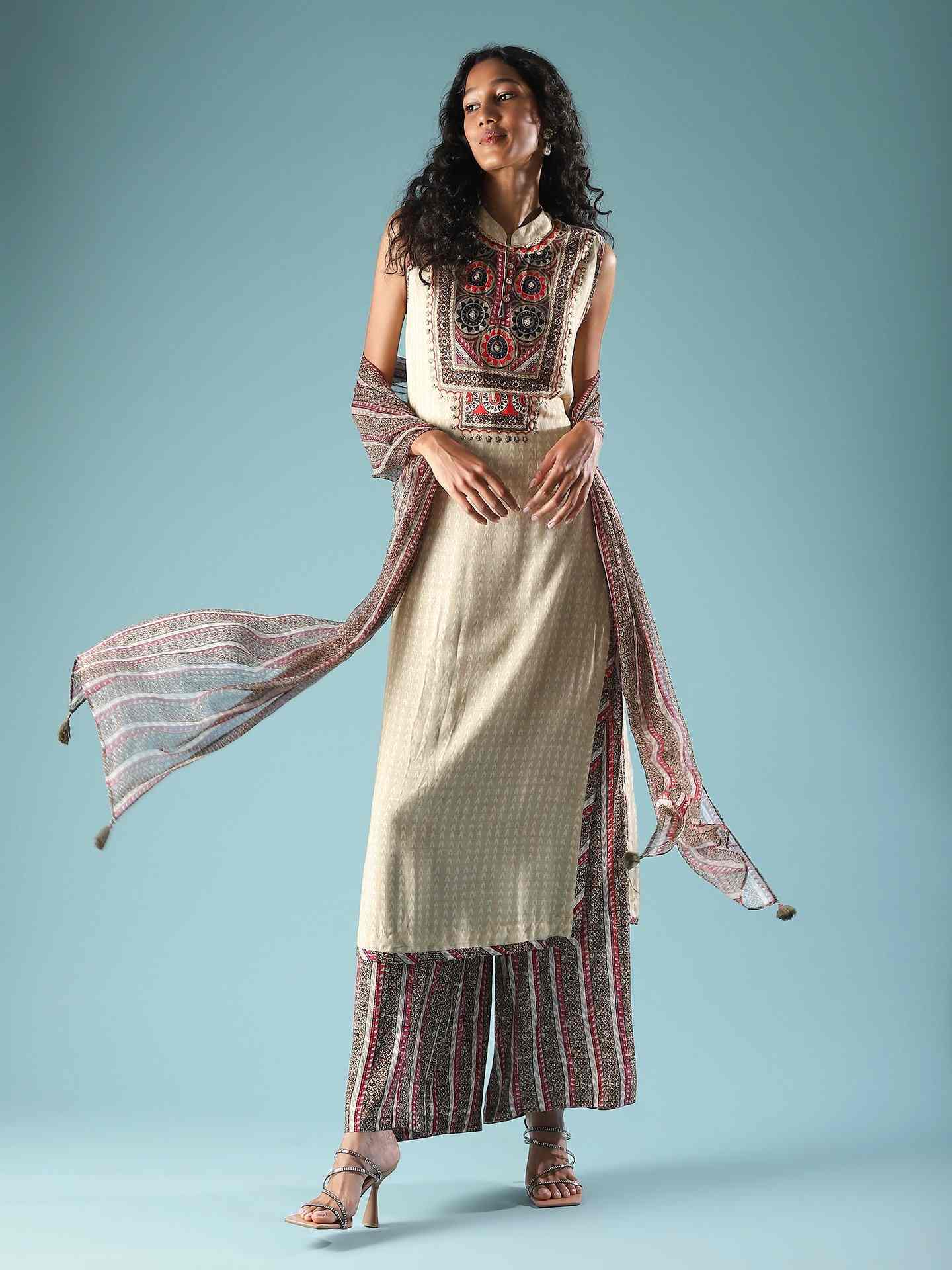 Beige Nitya Suit Set
