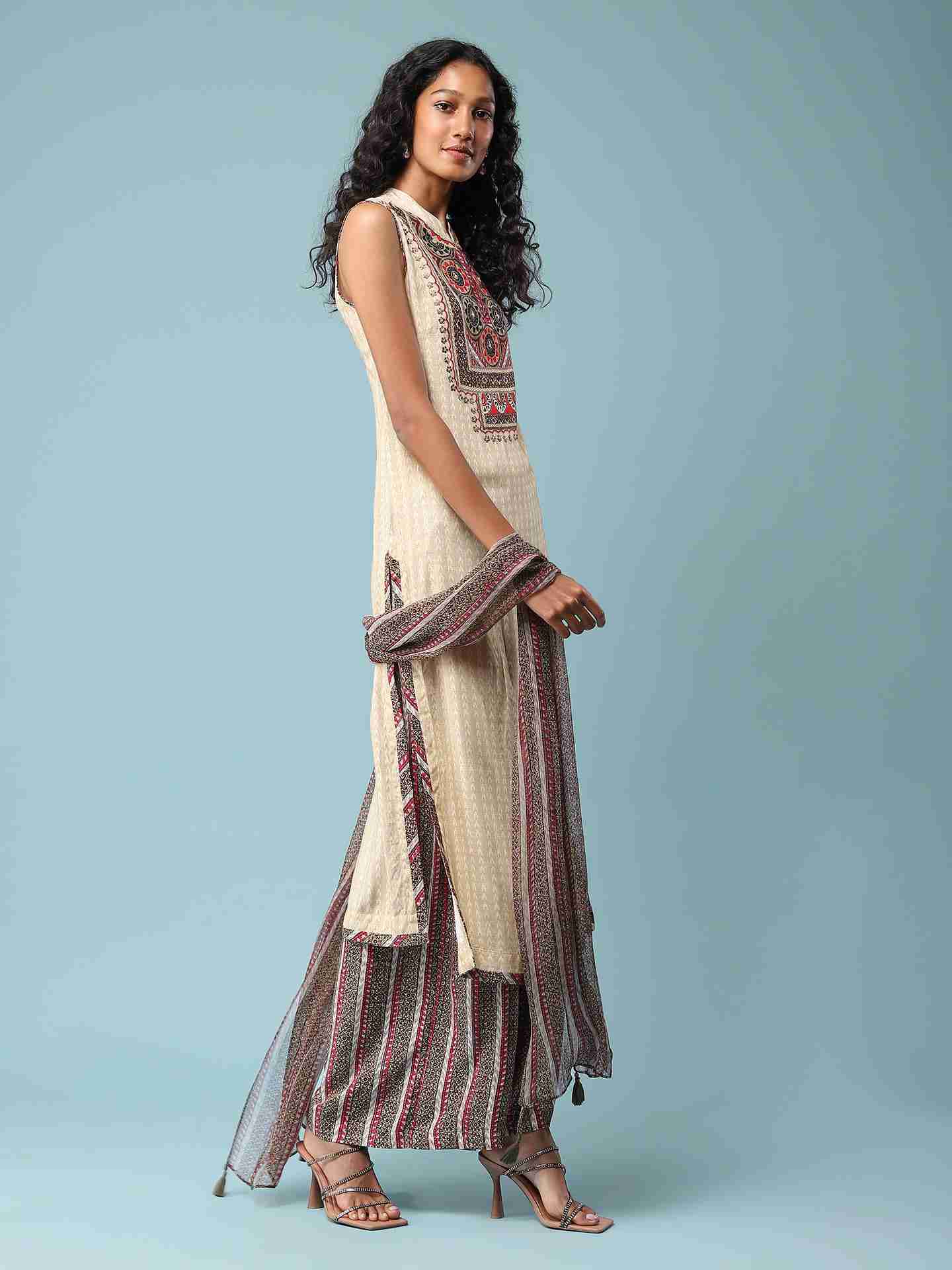 Beige Nitya Suit Set