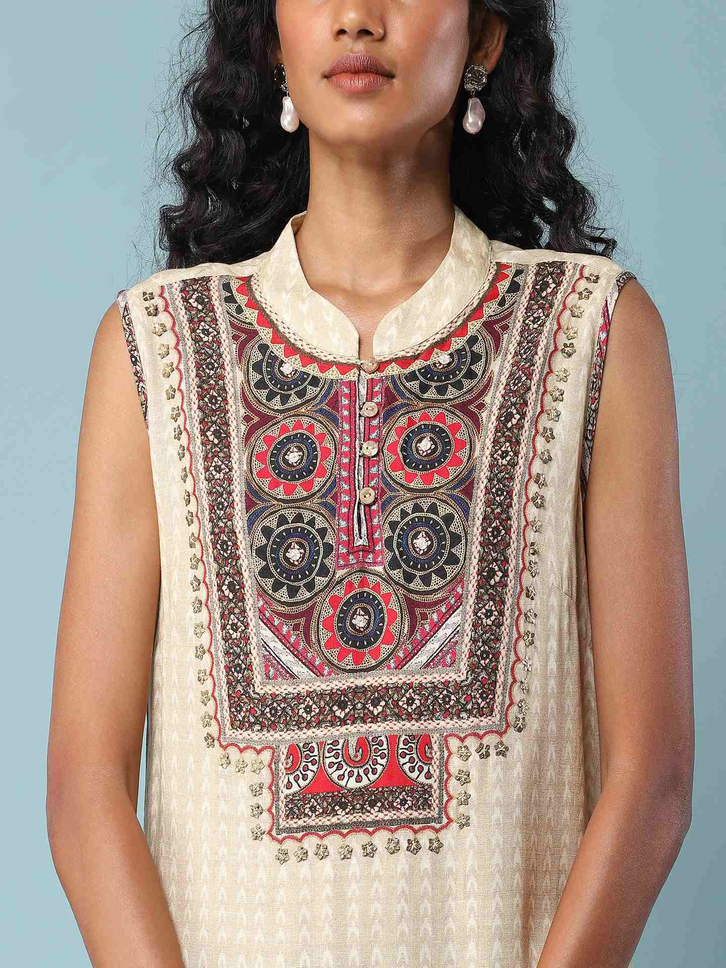 Beige Nitya Suit Set