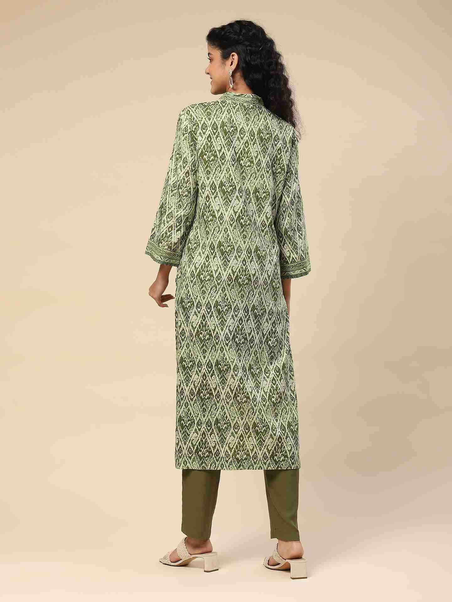 Green Mirage Suit Set