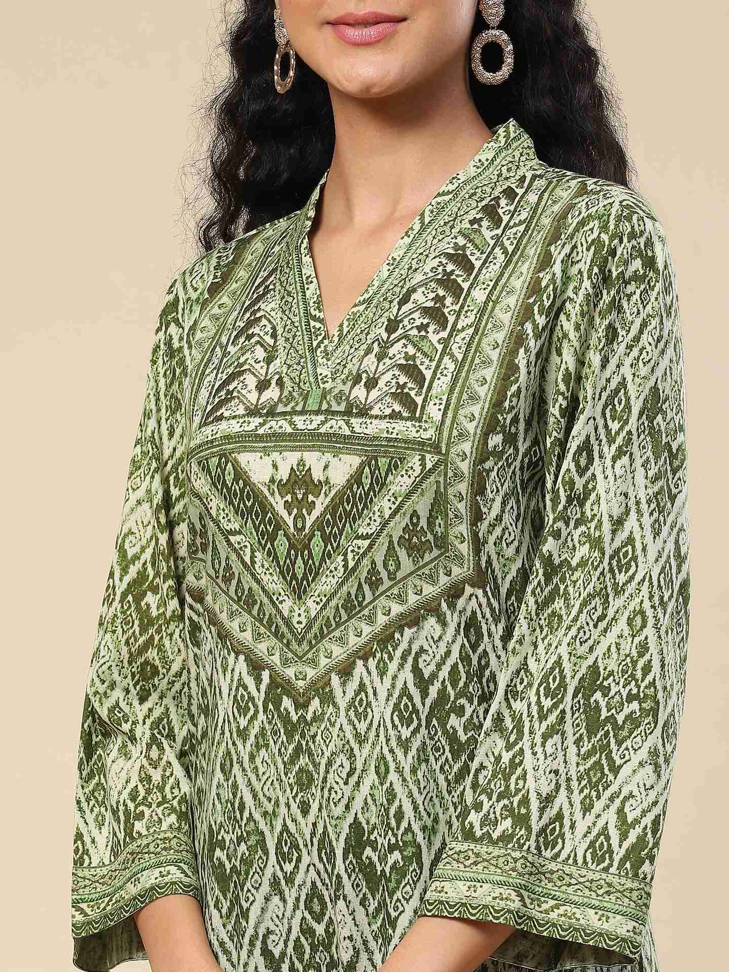 Green Mirage Suit Set