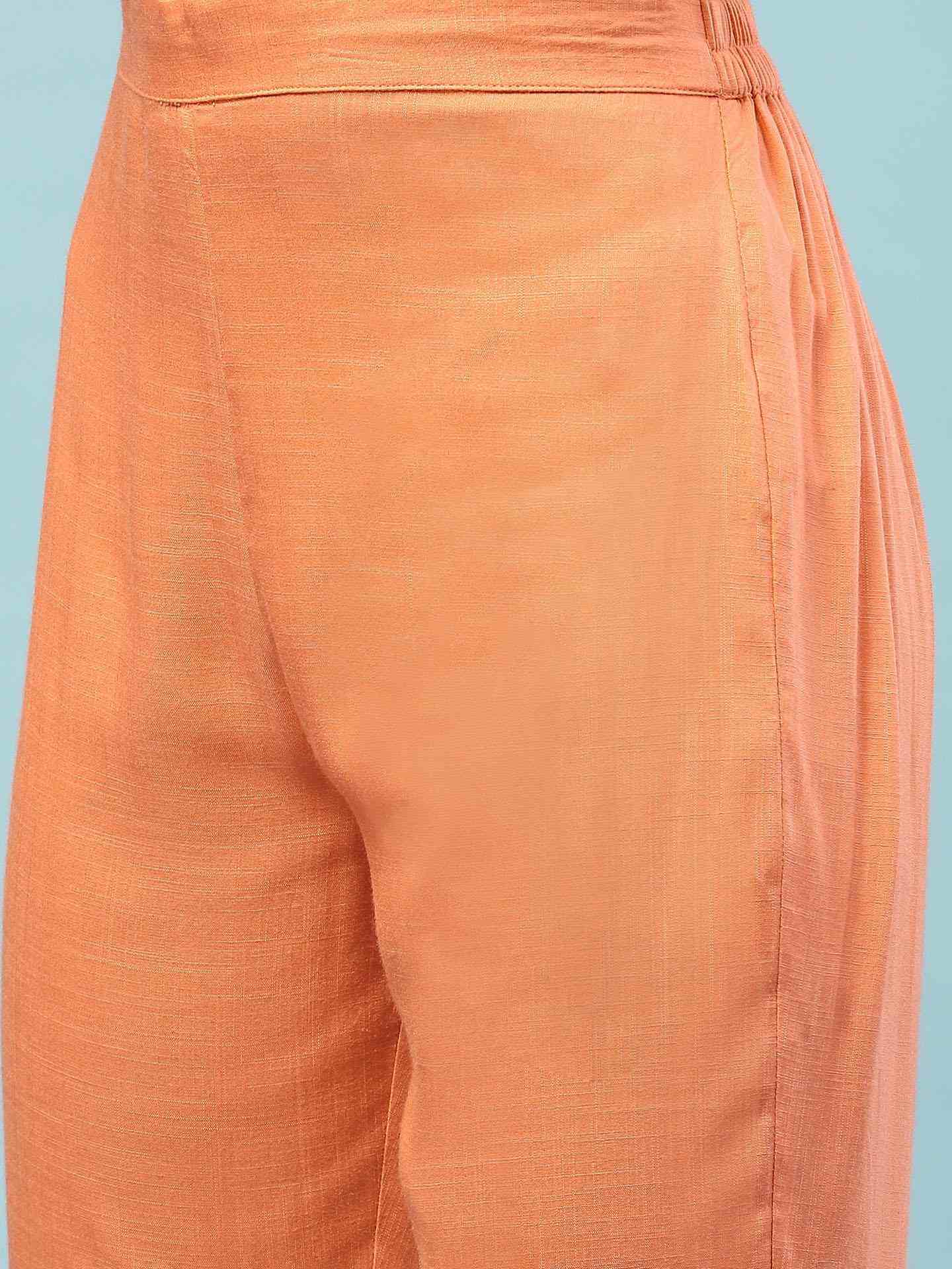 Peach Kannupriya Suit Set