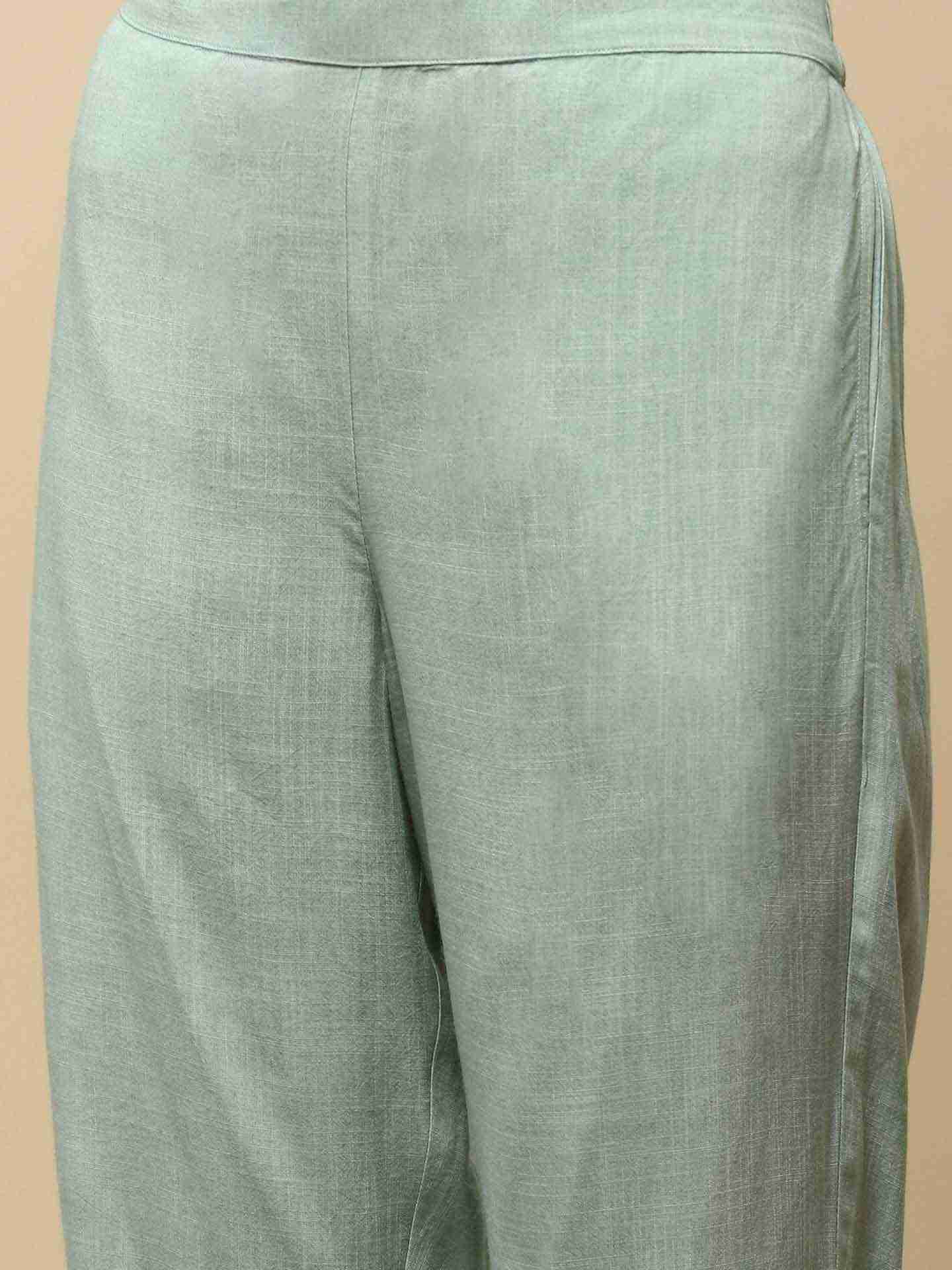 Mint Kalamkari Suit Set