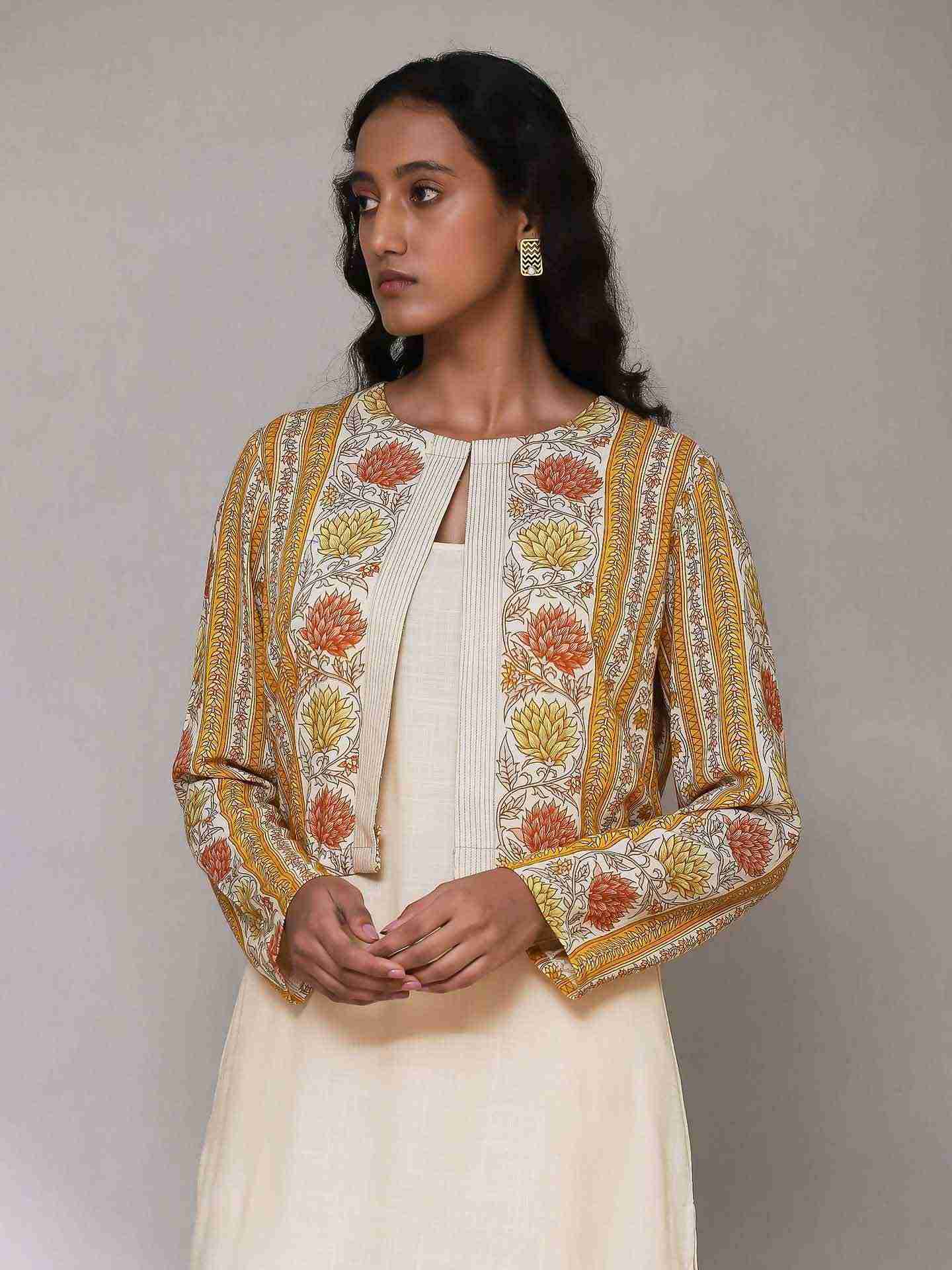 Mustard Toobah Suit Set