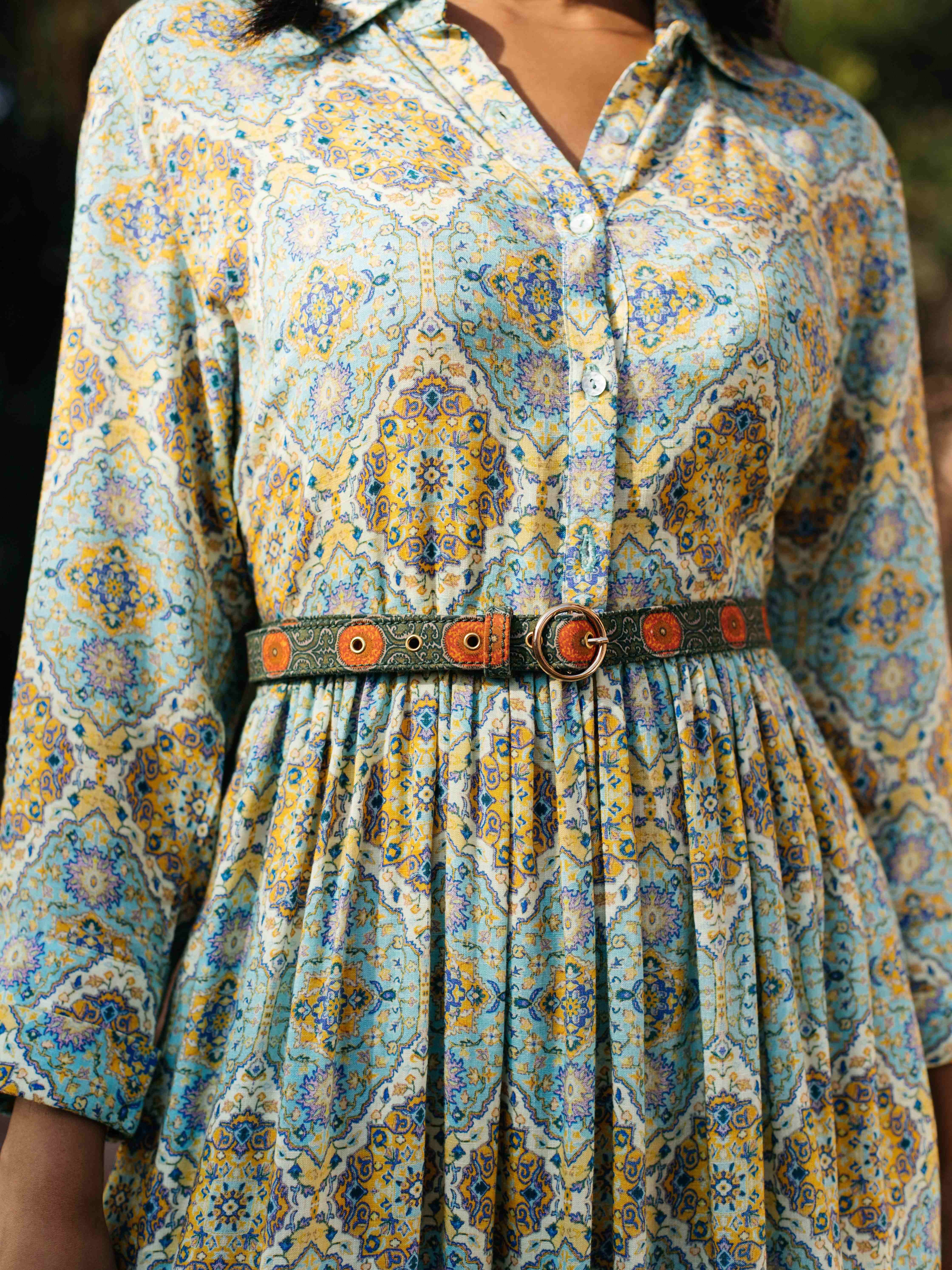 Green Rudra Waist Belt