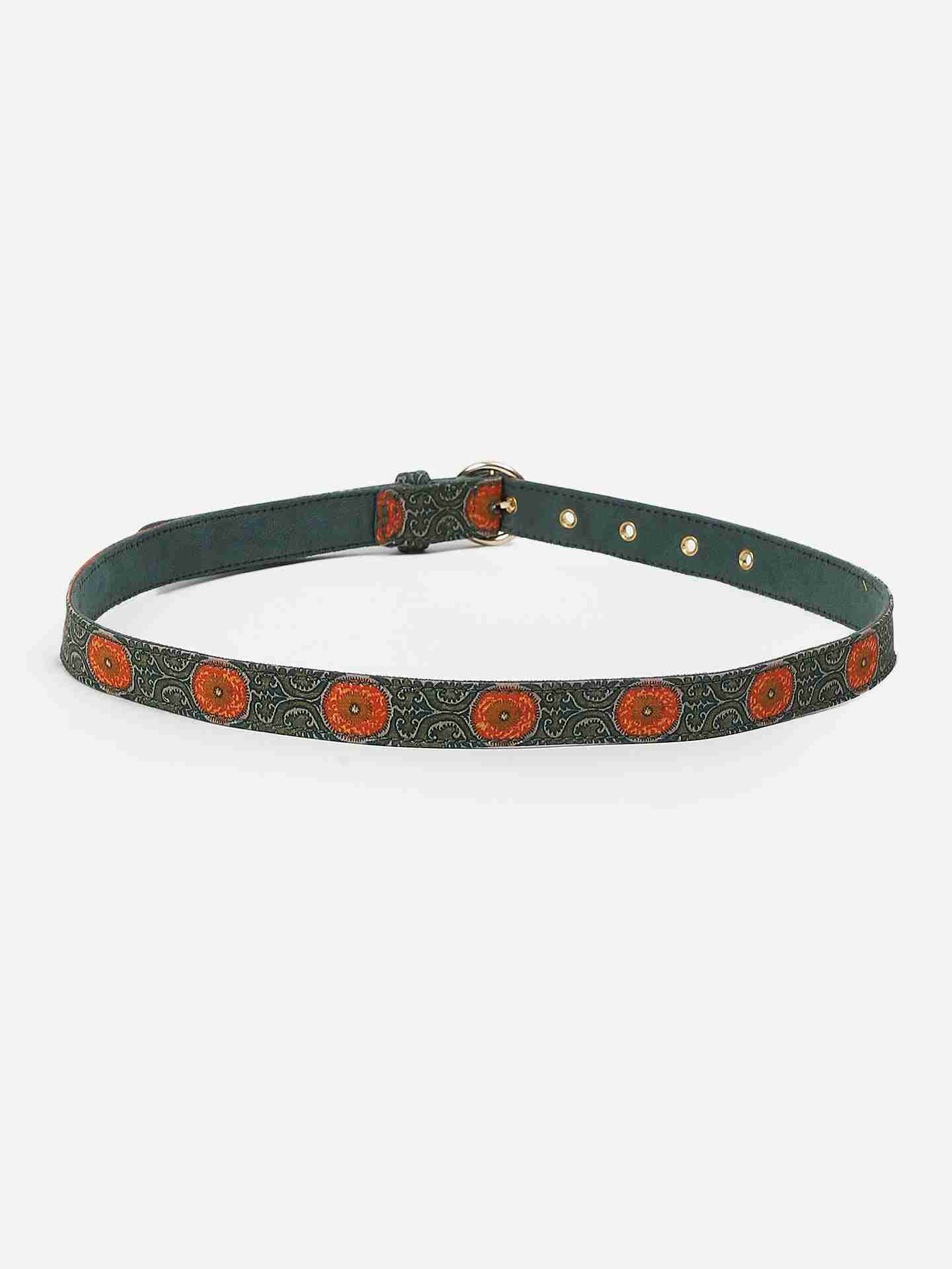 Green Rudra Waist Belt