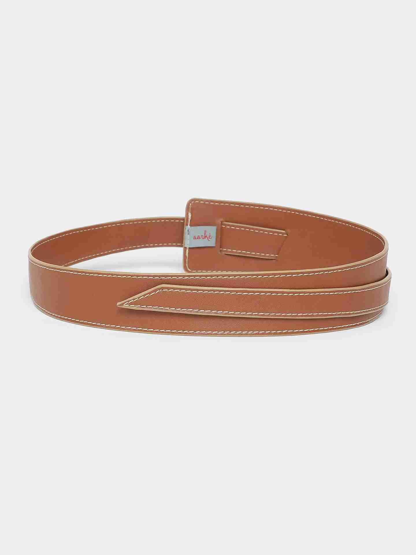 Tan Lovina Corset Belt