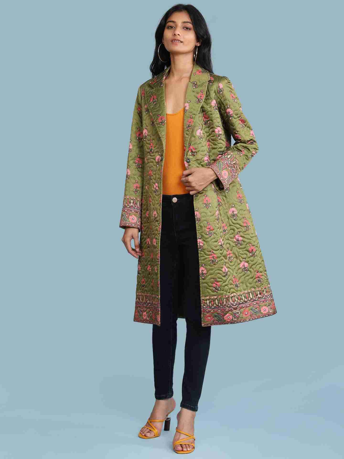 Olive Arunima Coat