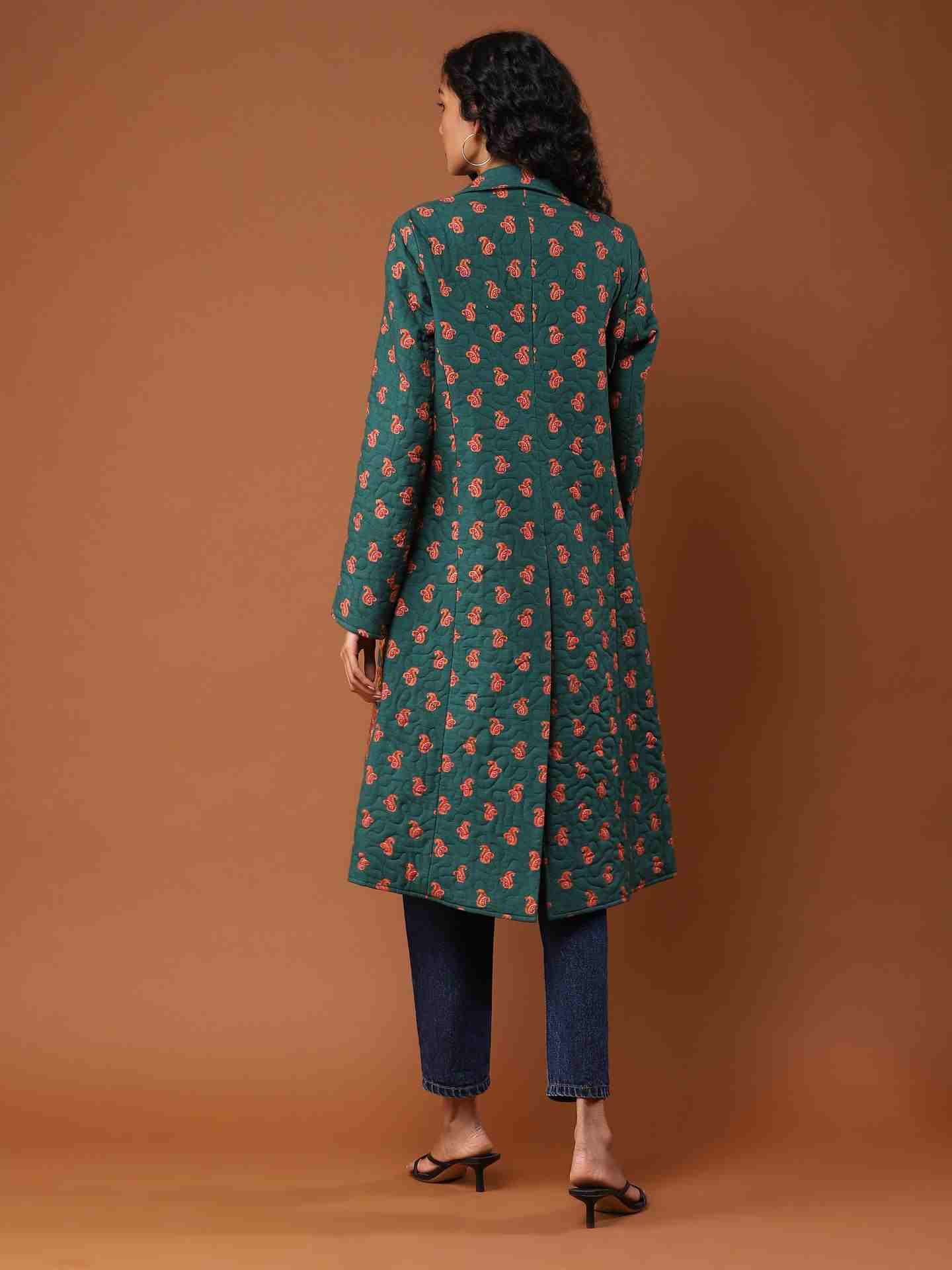 Green Bagicha Coat