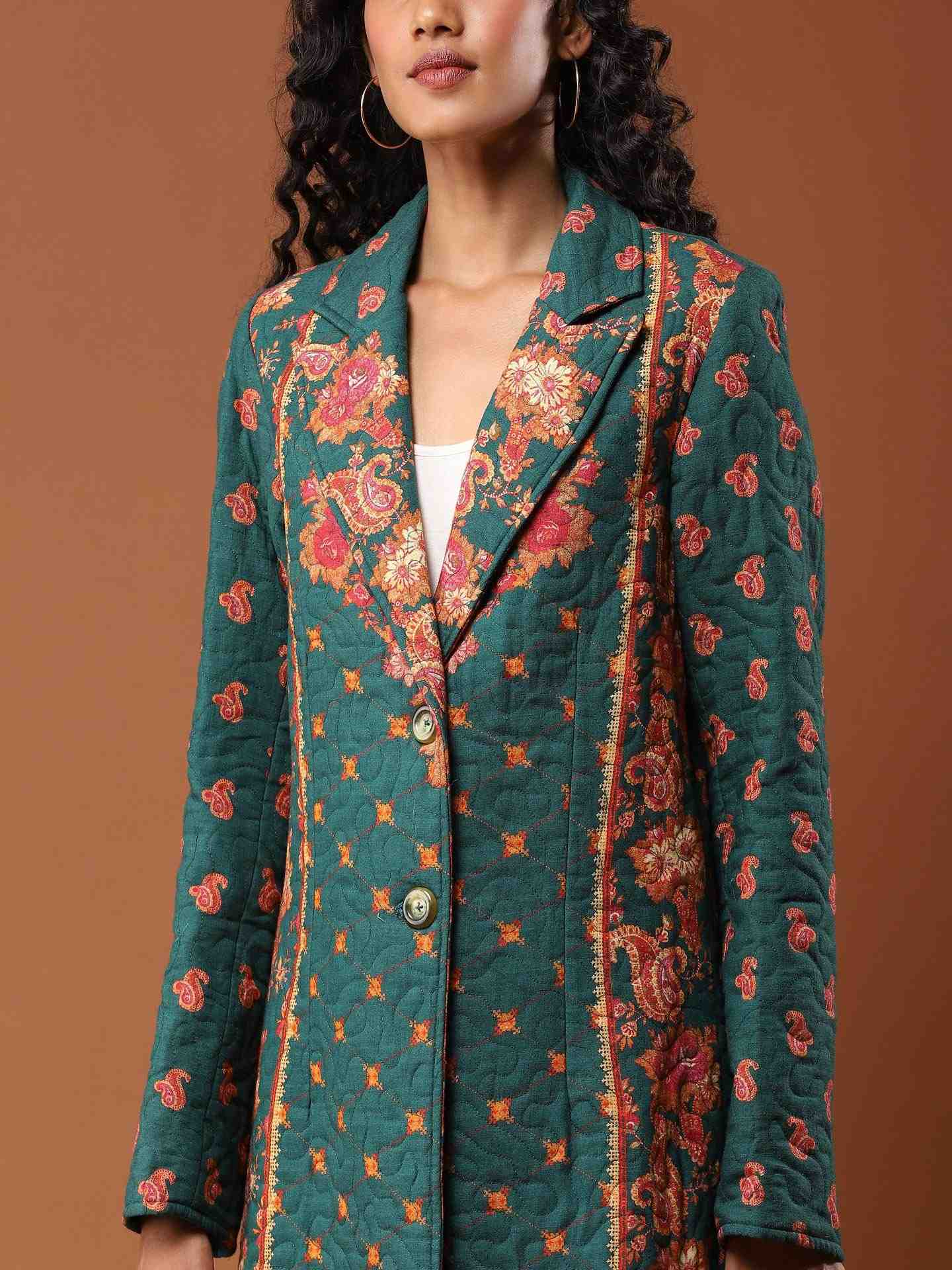 Green Bagicha Coat
