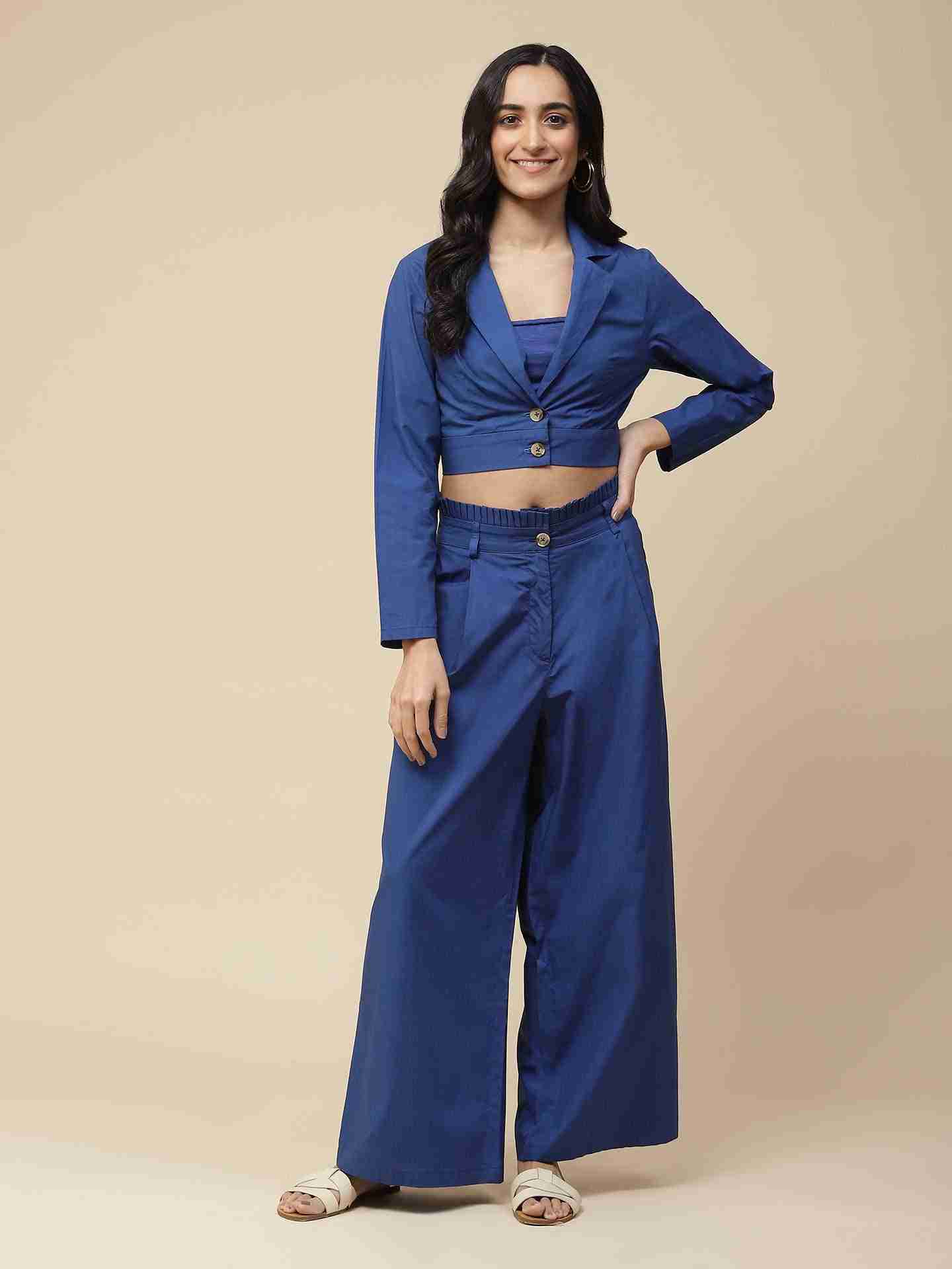 Royal Blue Havana Co-Ord Set