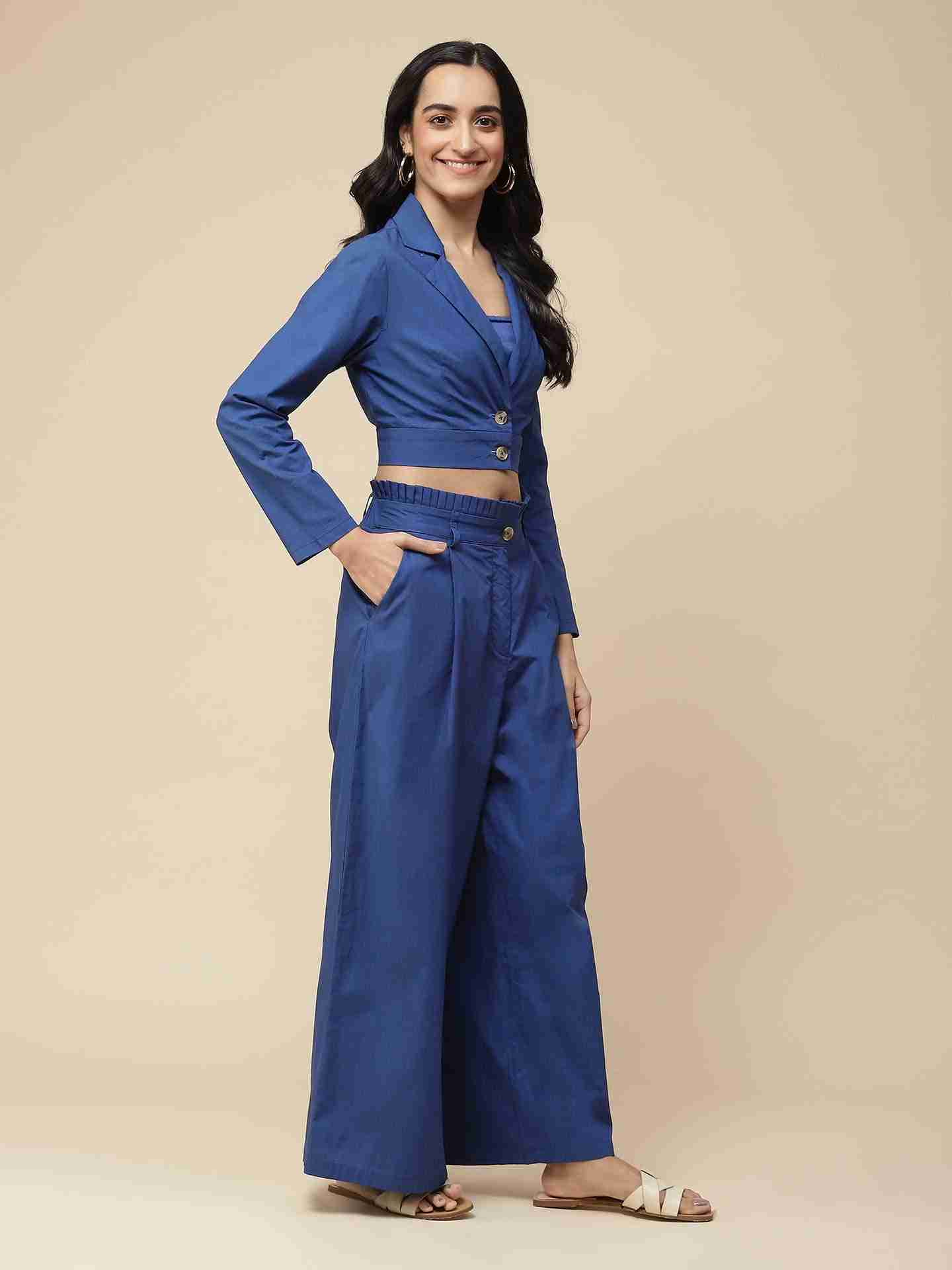 Royal Blue Havana Co-Ord Set
