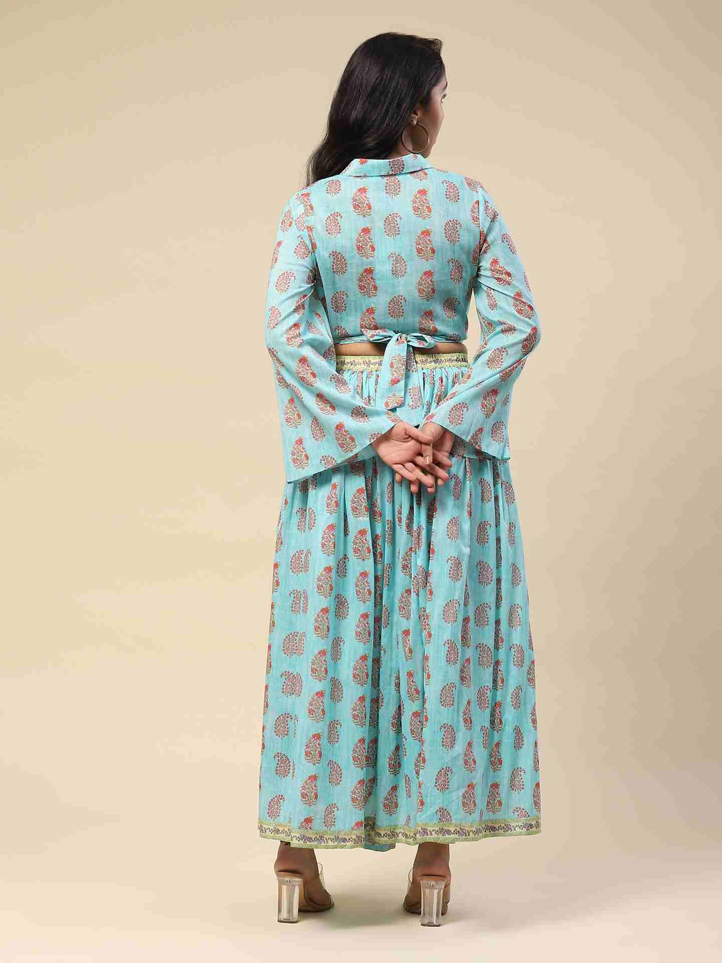 Turq Dhuni Co-Ord Set