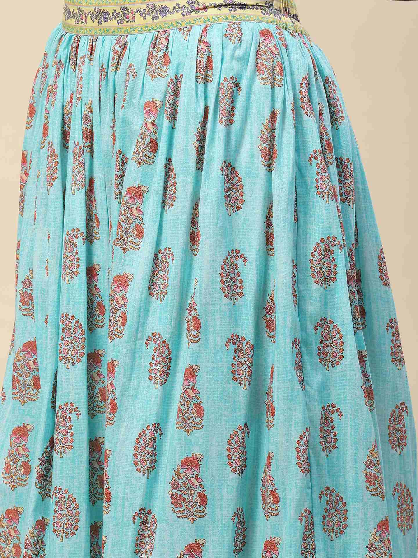 Turq Dhuni Co-Ord Set