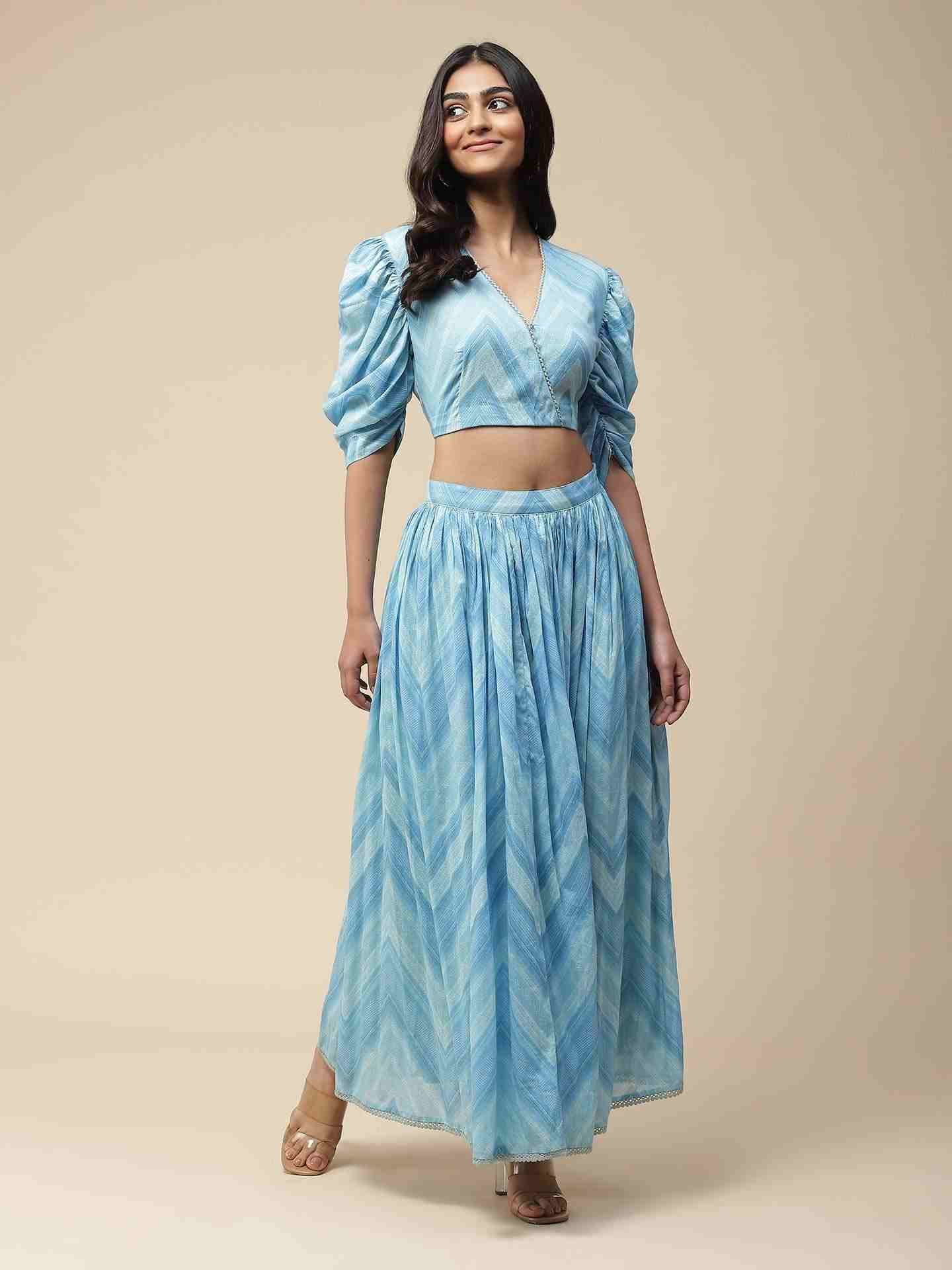 Blue Vanya Co-Ord Set