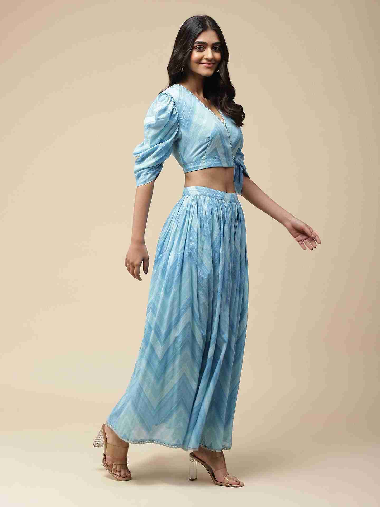 Blue Vanya Co-Ord Set